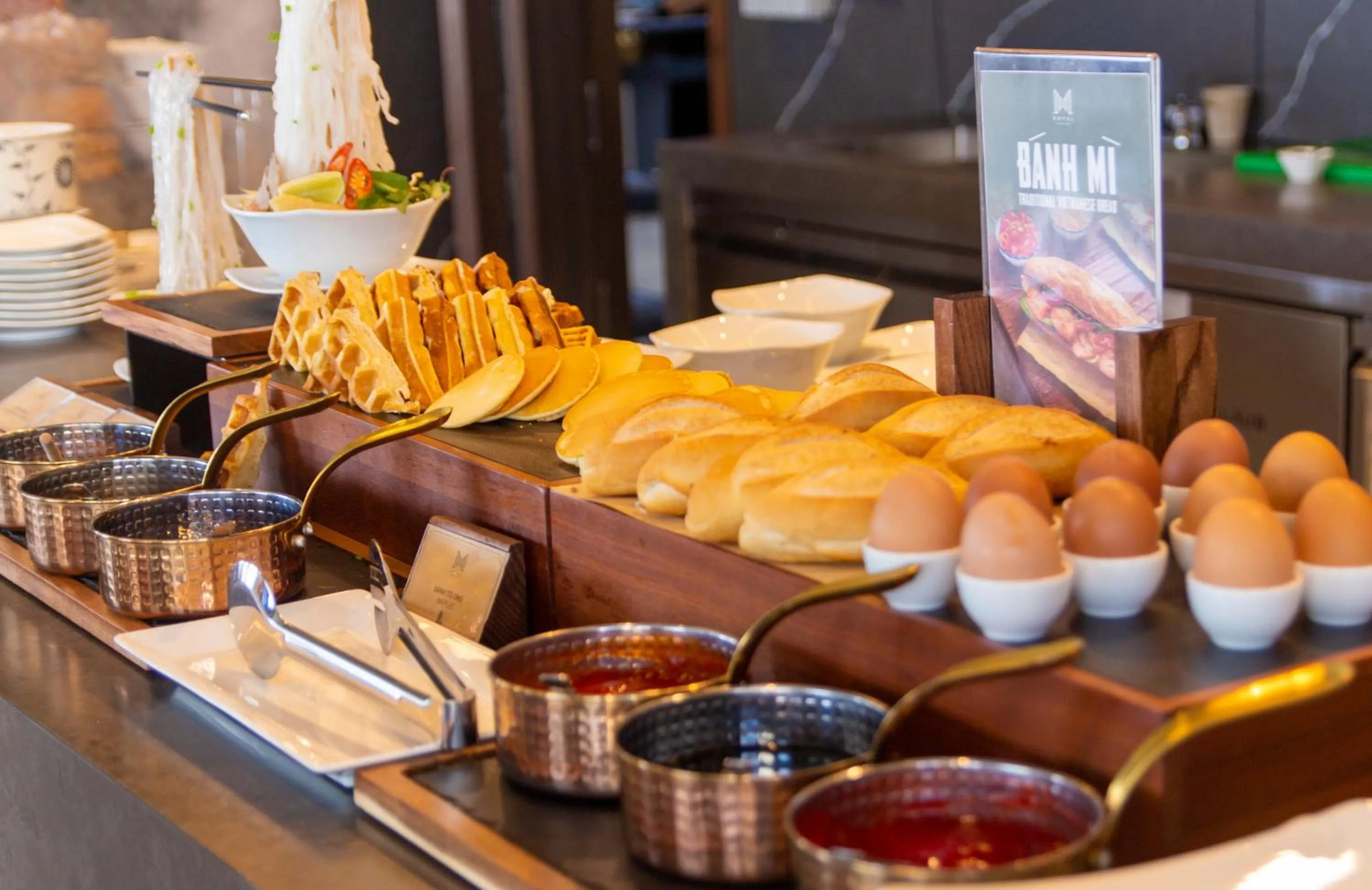 Buffet breakfast in M Hotel Danang