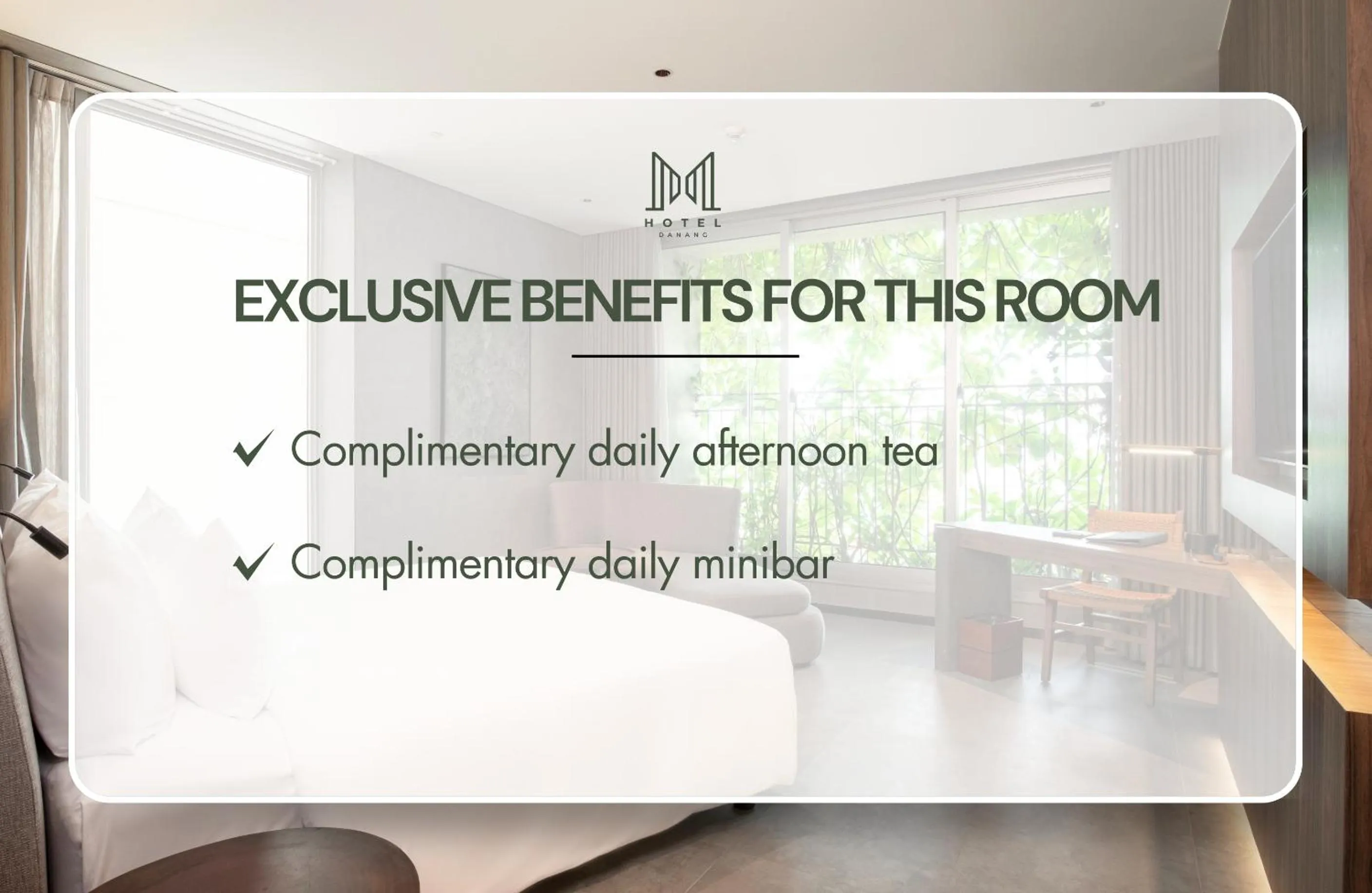 Text overlay in M Hotel Danang