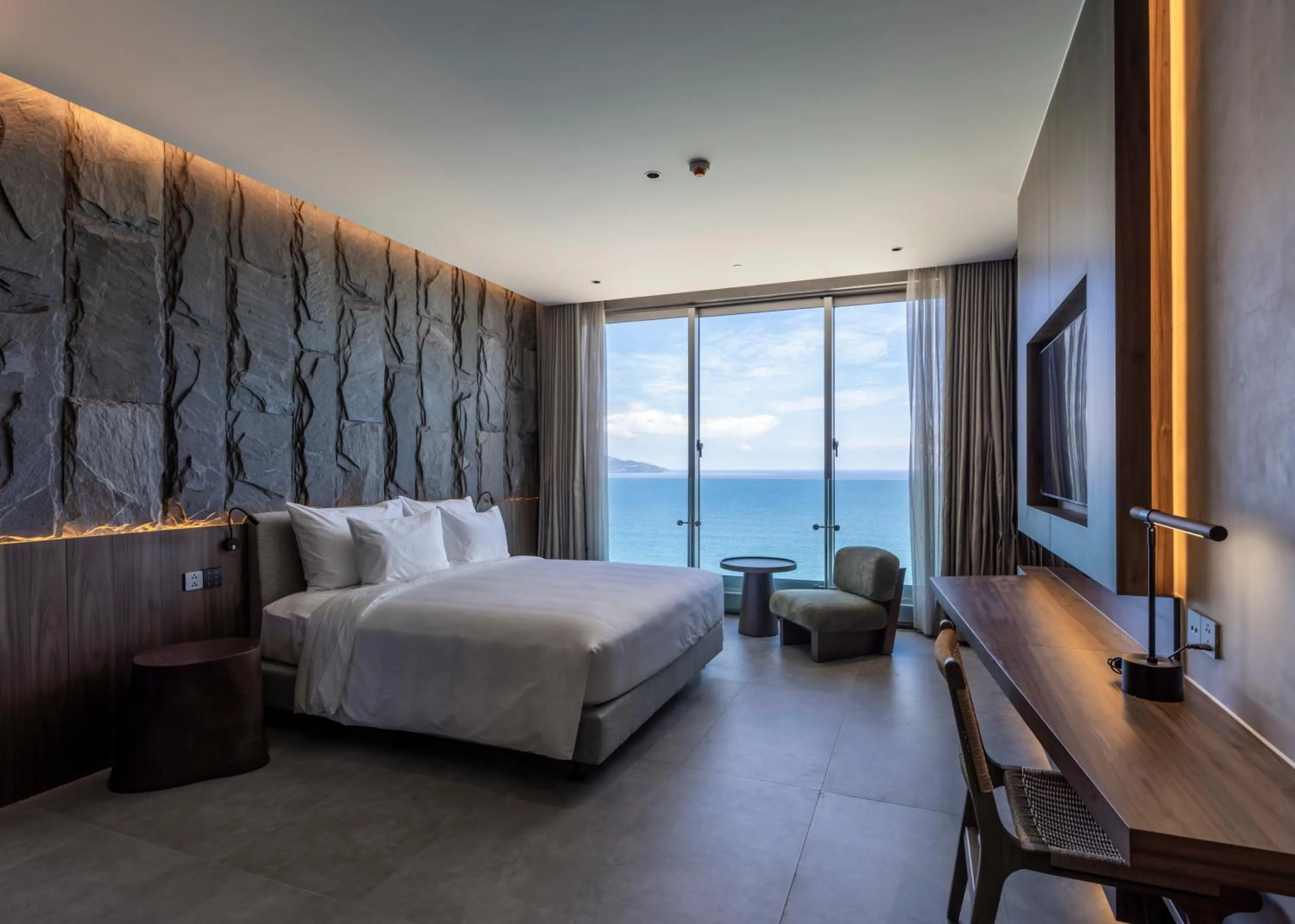 View (from property/room), Bed in M Hotel Danang