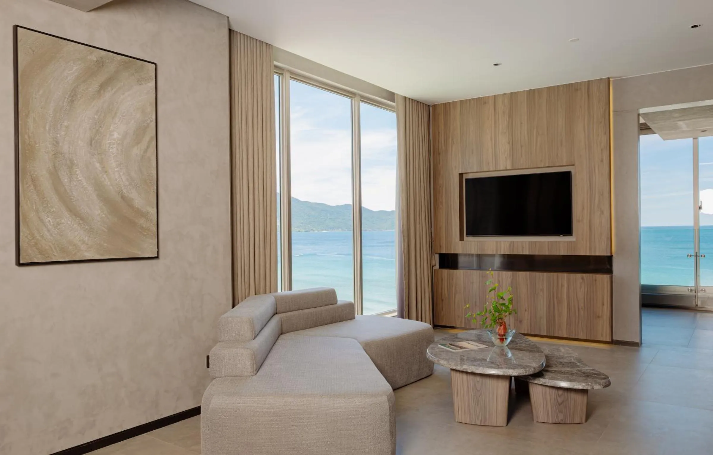 Seating area in M Hotel Danang