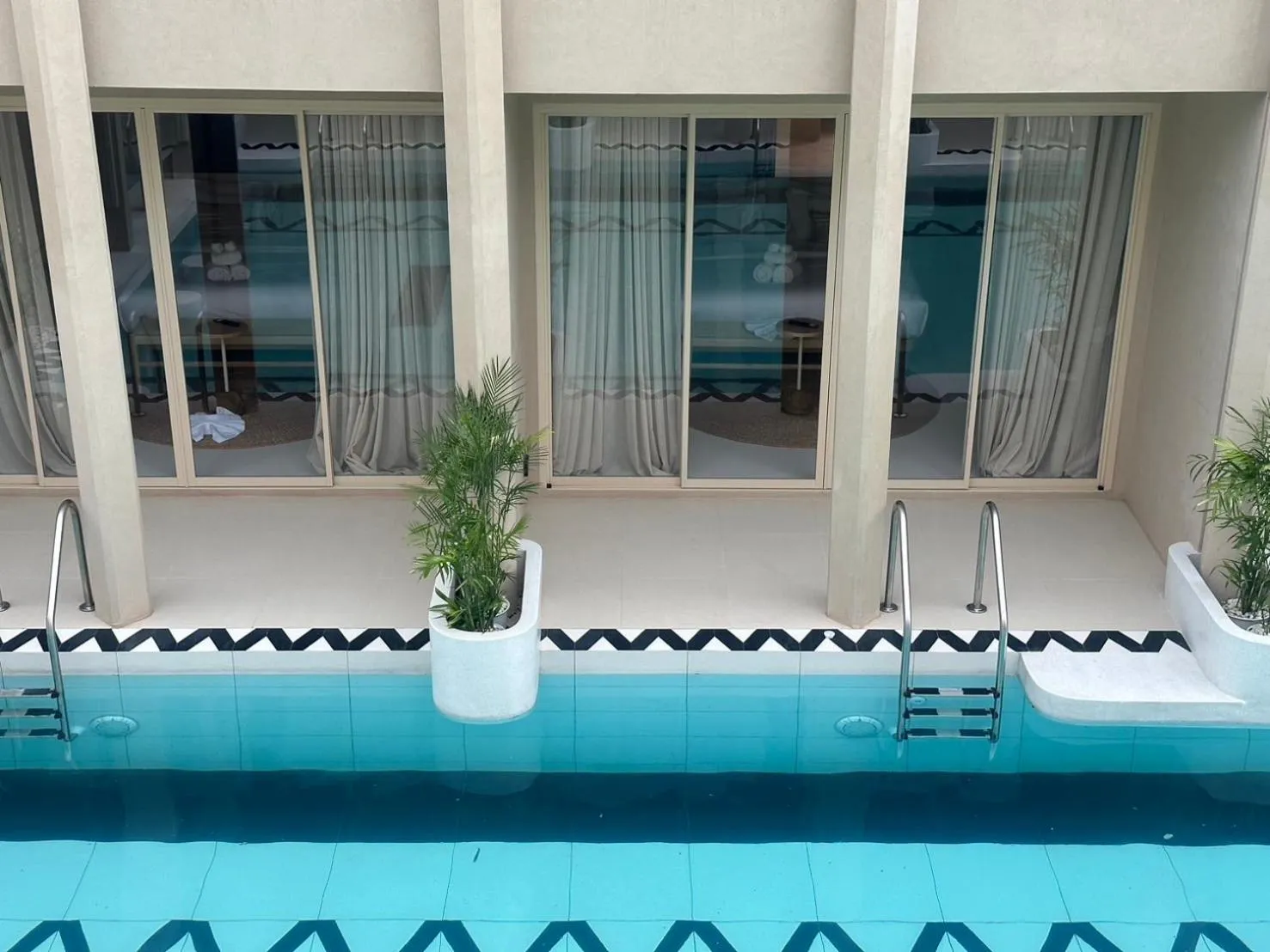 Pool view in Navakiri Boutique Resort Satun