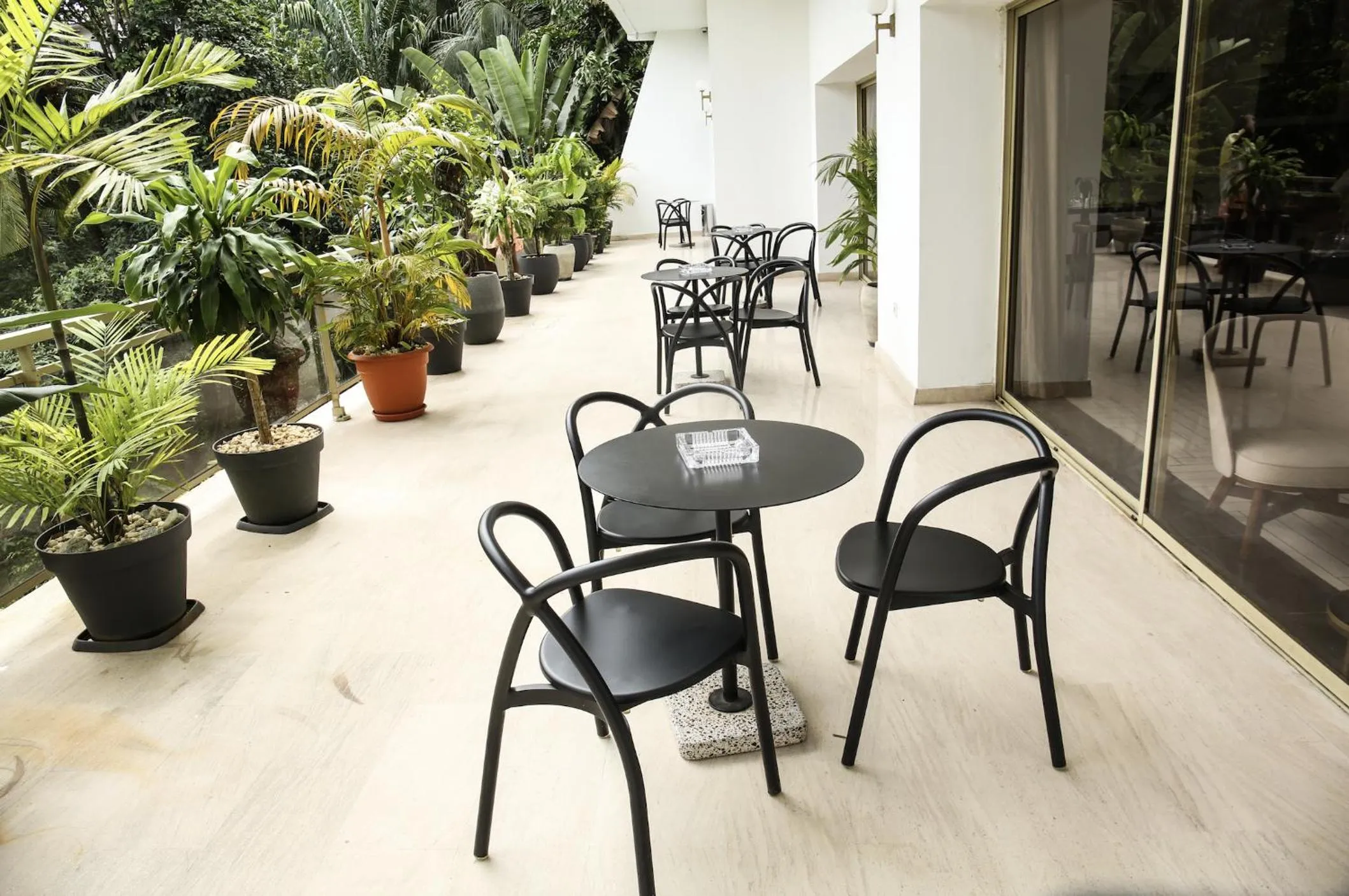 Garden in Hotel Lepic