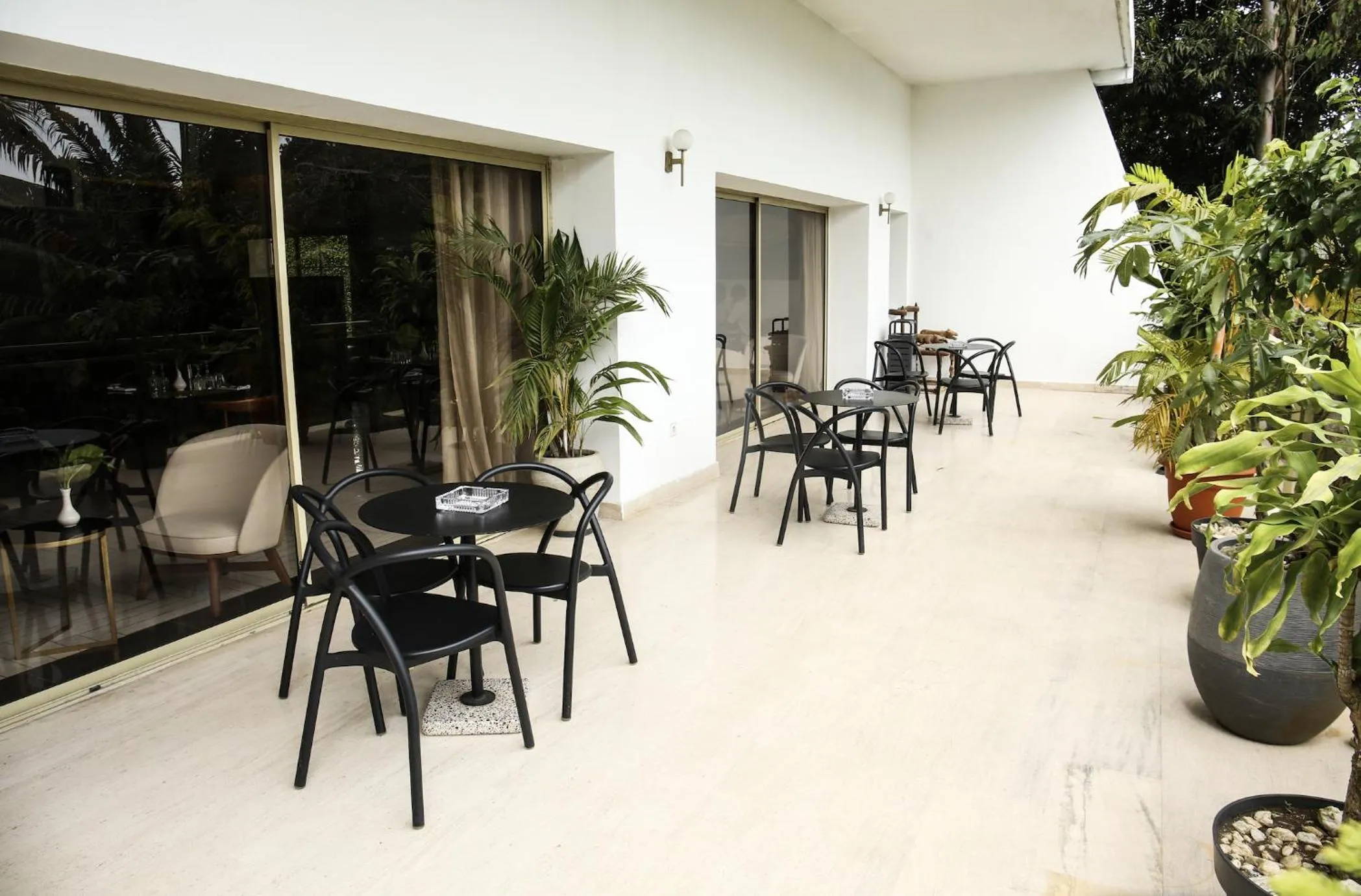Patio in Hotel Lepic
