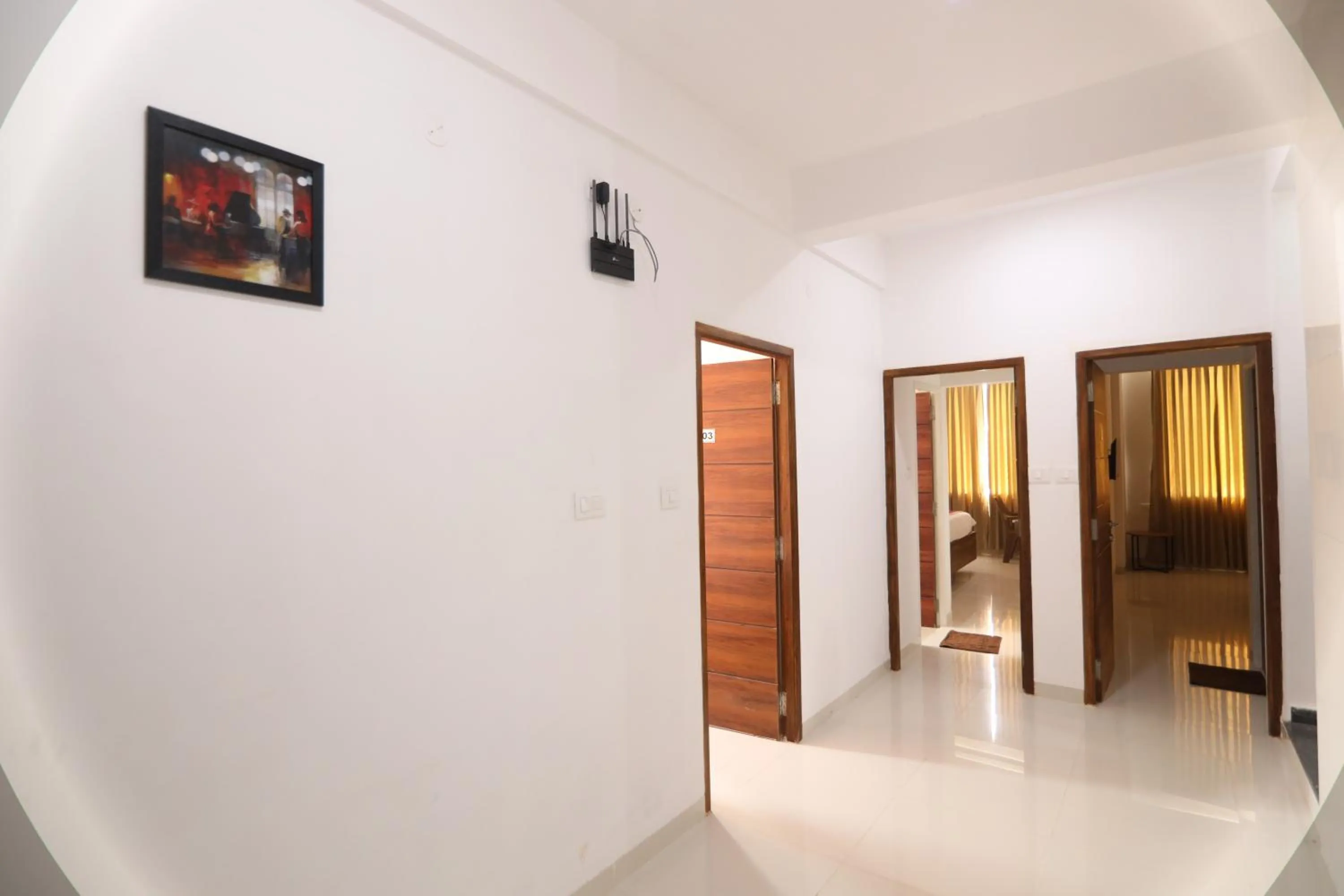 Property building, Bed in J Park Auroville Beach