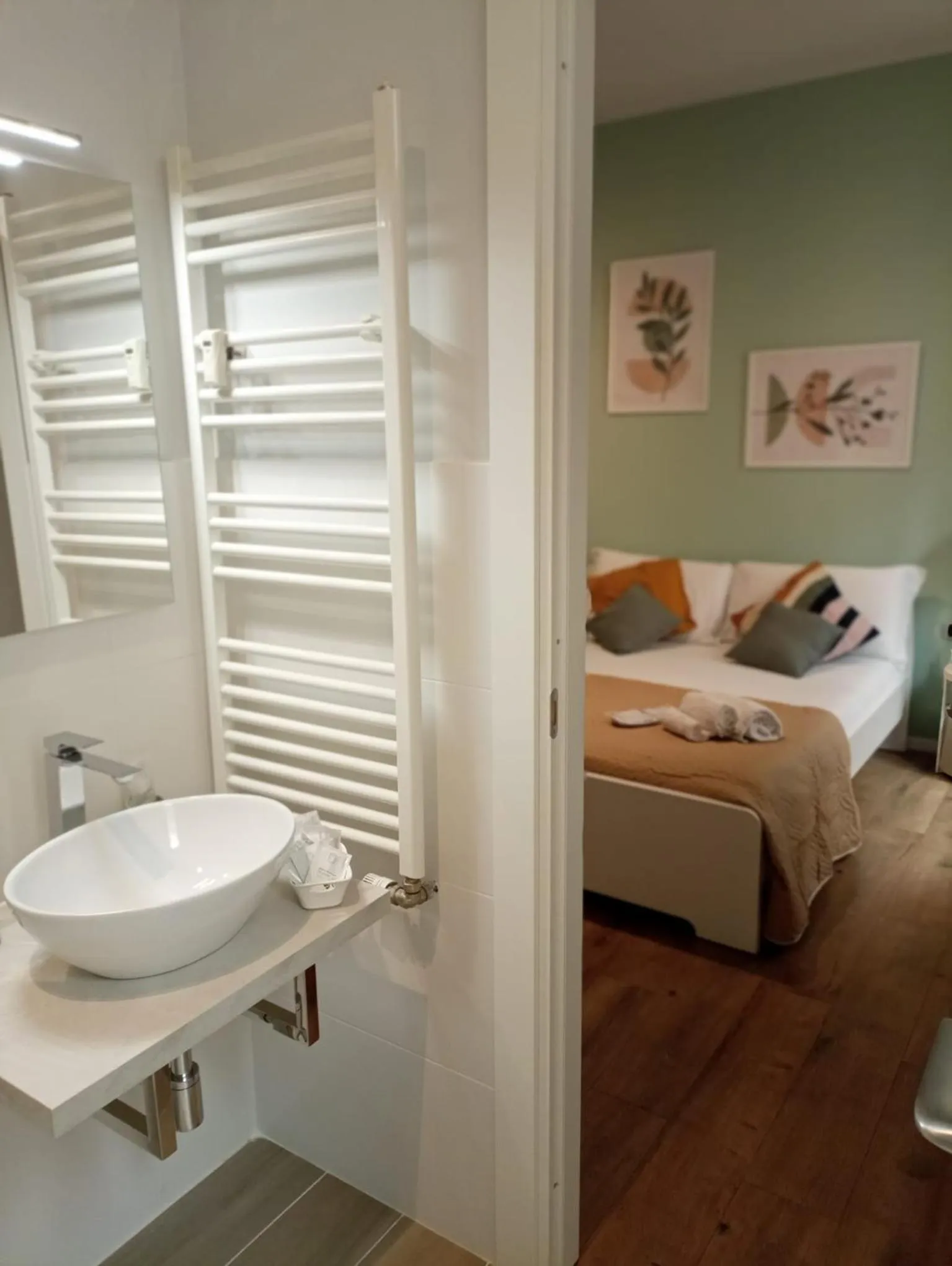 Bathroom, Bed in 111 Guest House