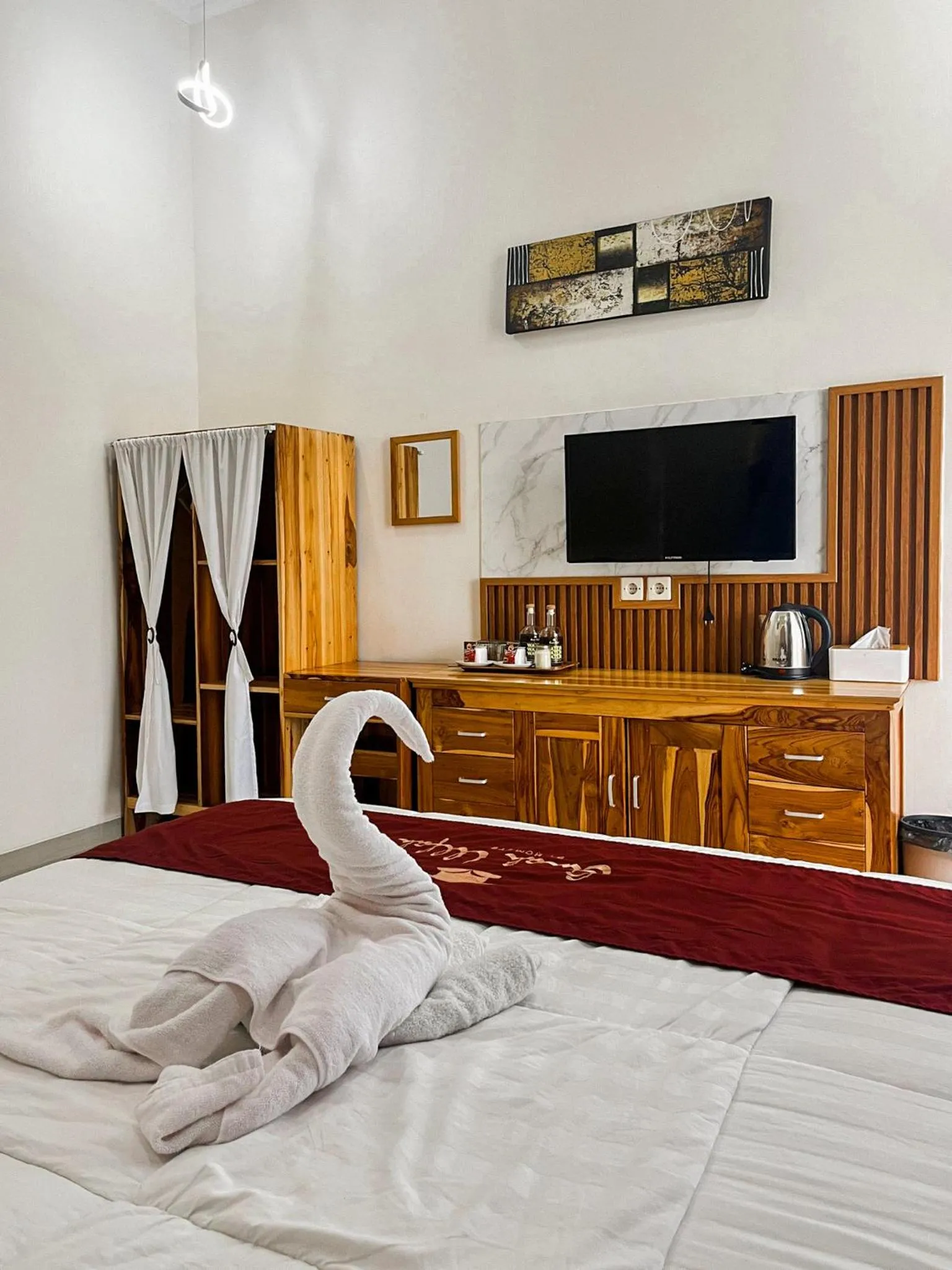 Bed in Omah Ulfah Homestay