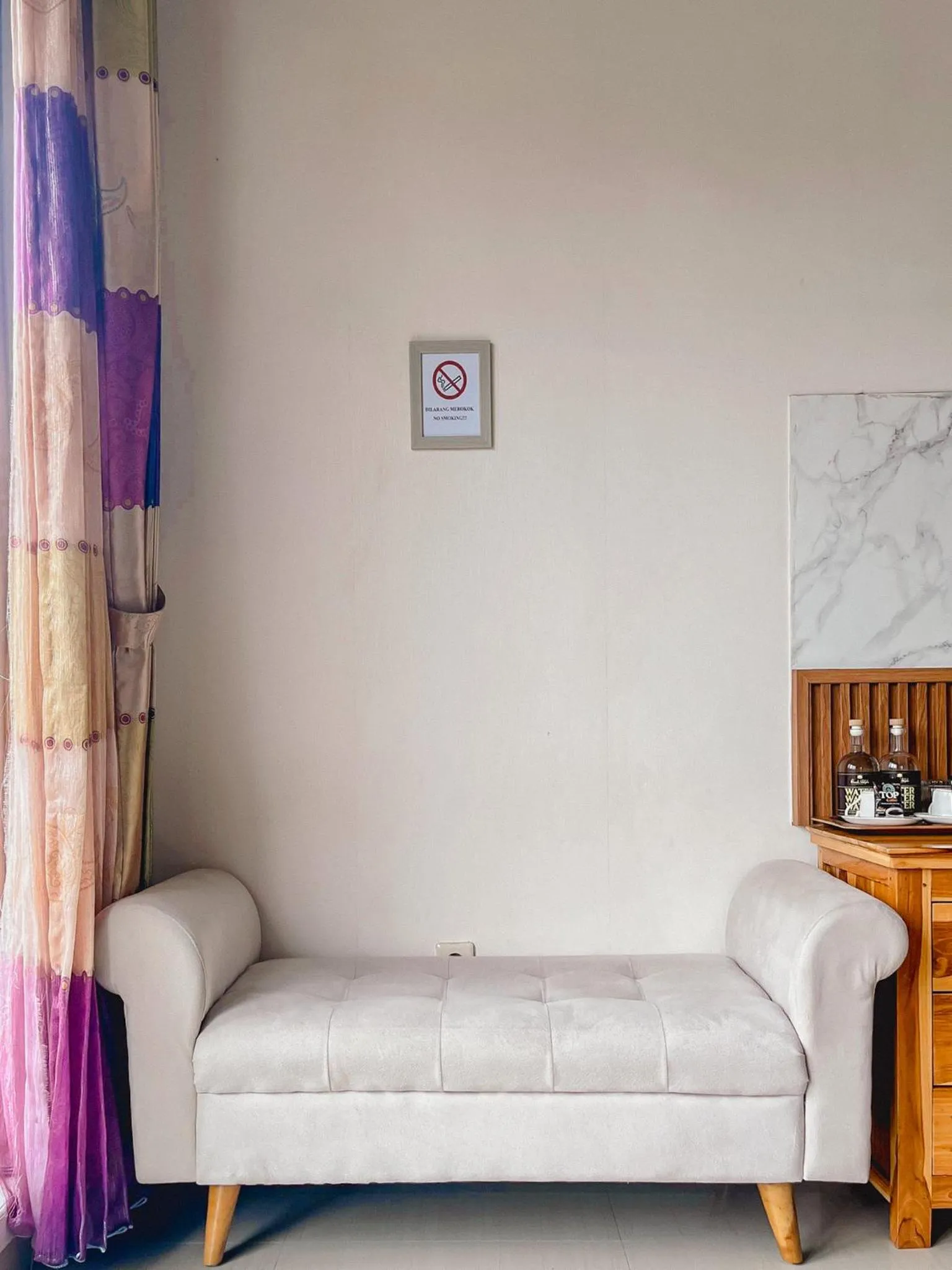 Seating area in Omah Ulfah Homestay