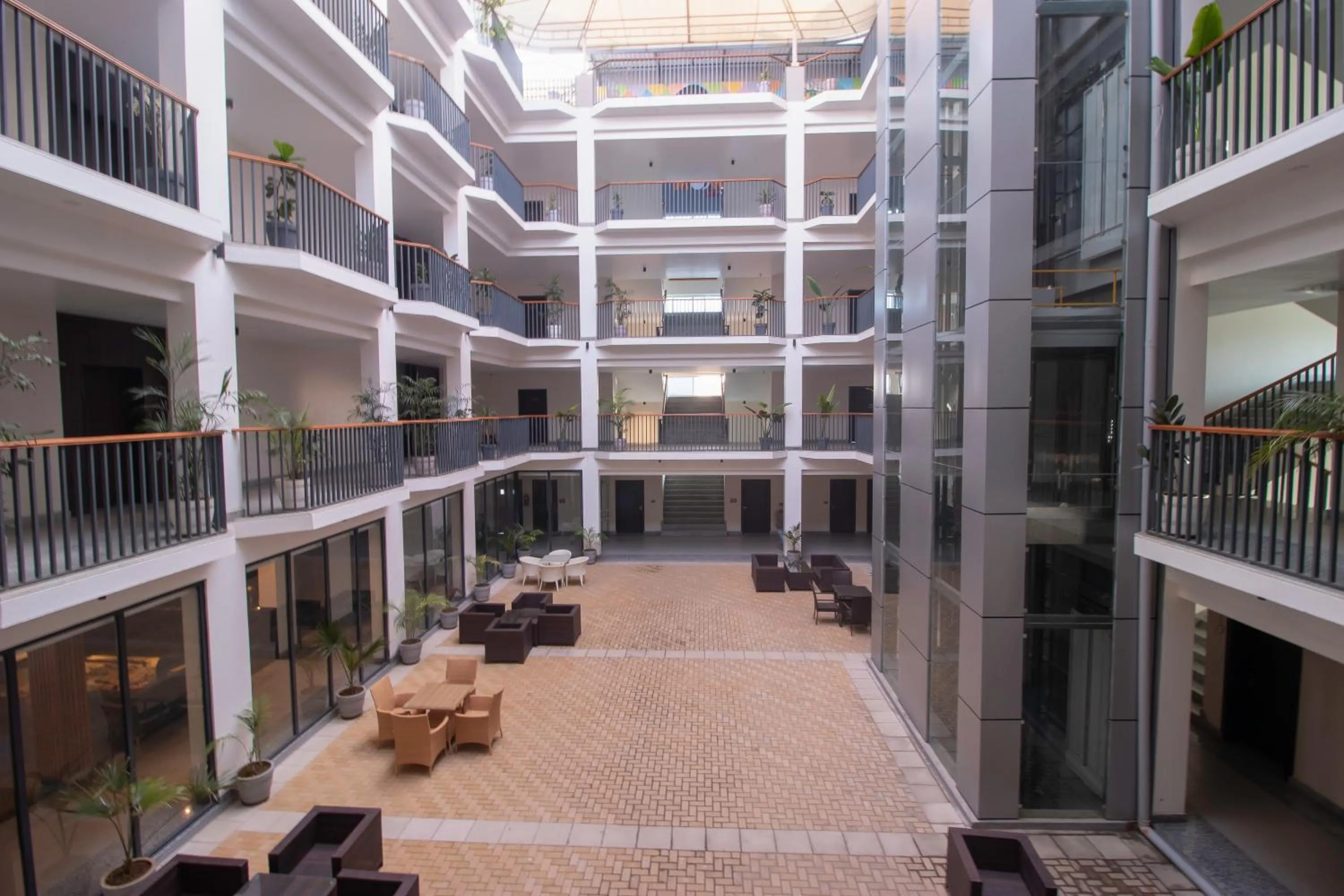 Inner courtyard view in Landmark Bhairahawa