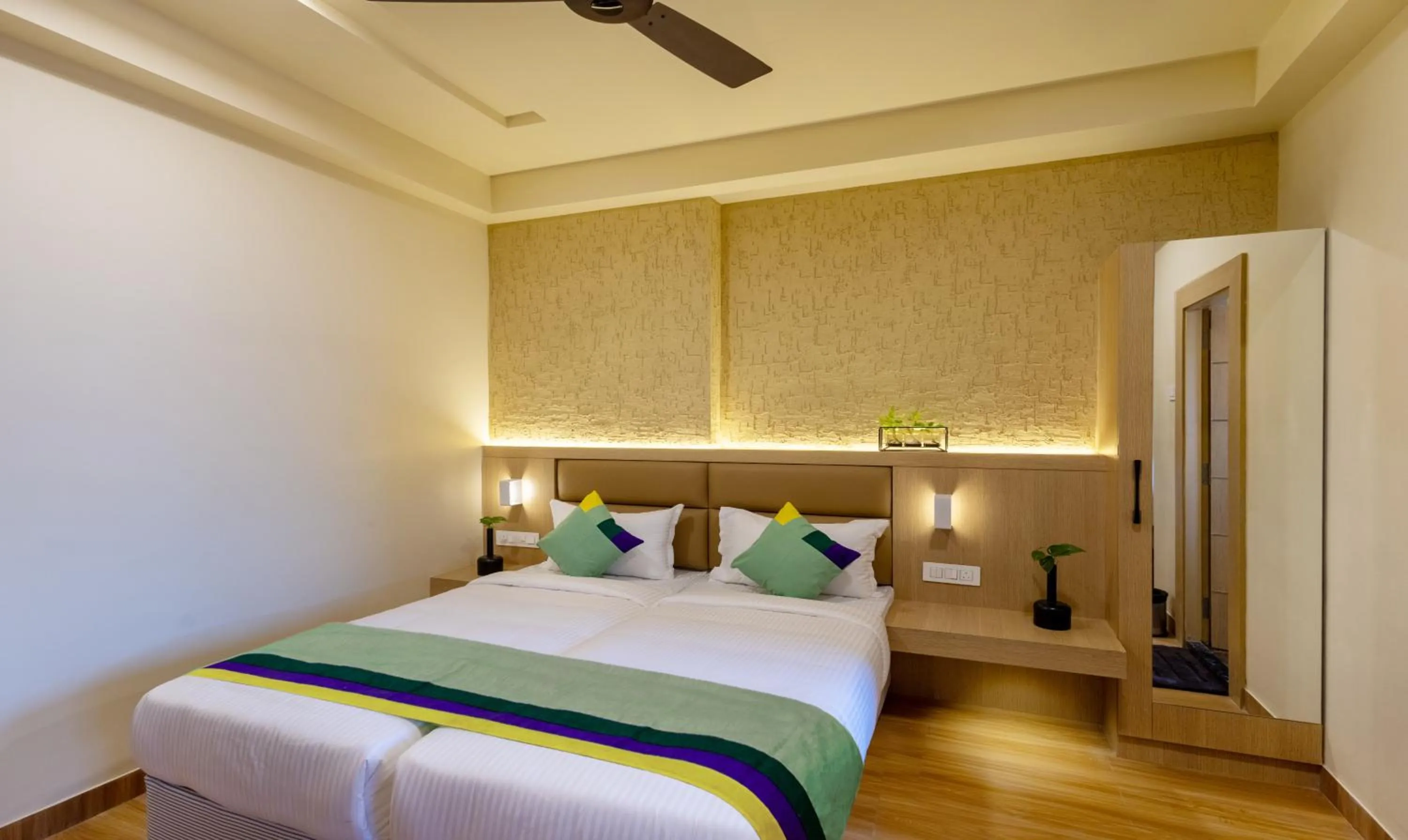 Bedroom, Bed in Treebo Nestlay Rooms Gummidipoondi