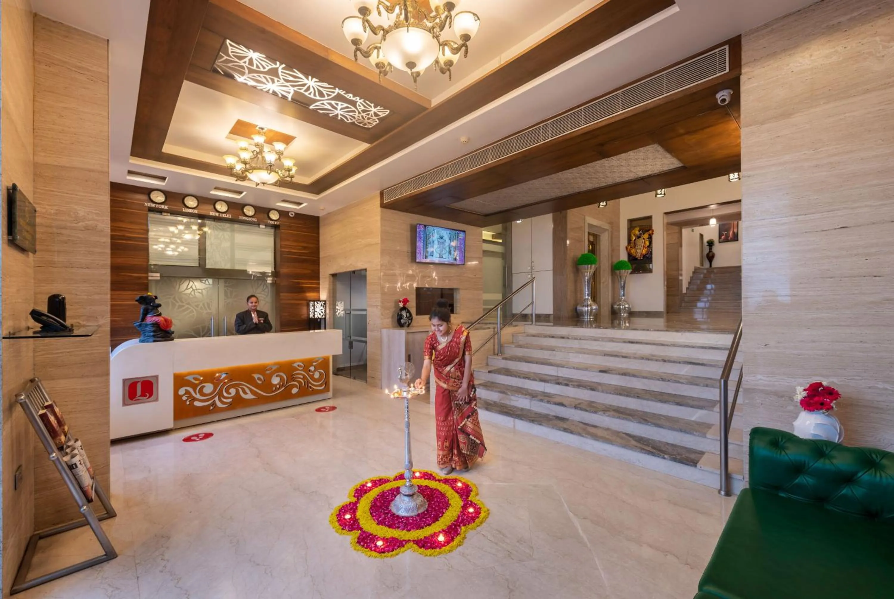 Lobby or reception in Dwarkadhish Lords Eco Inn