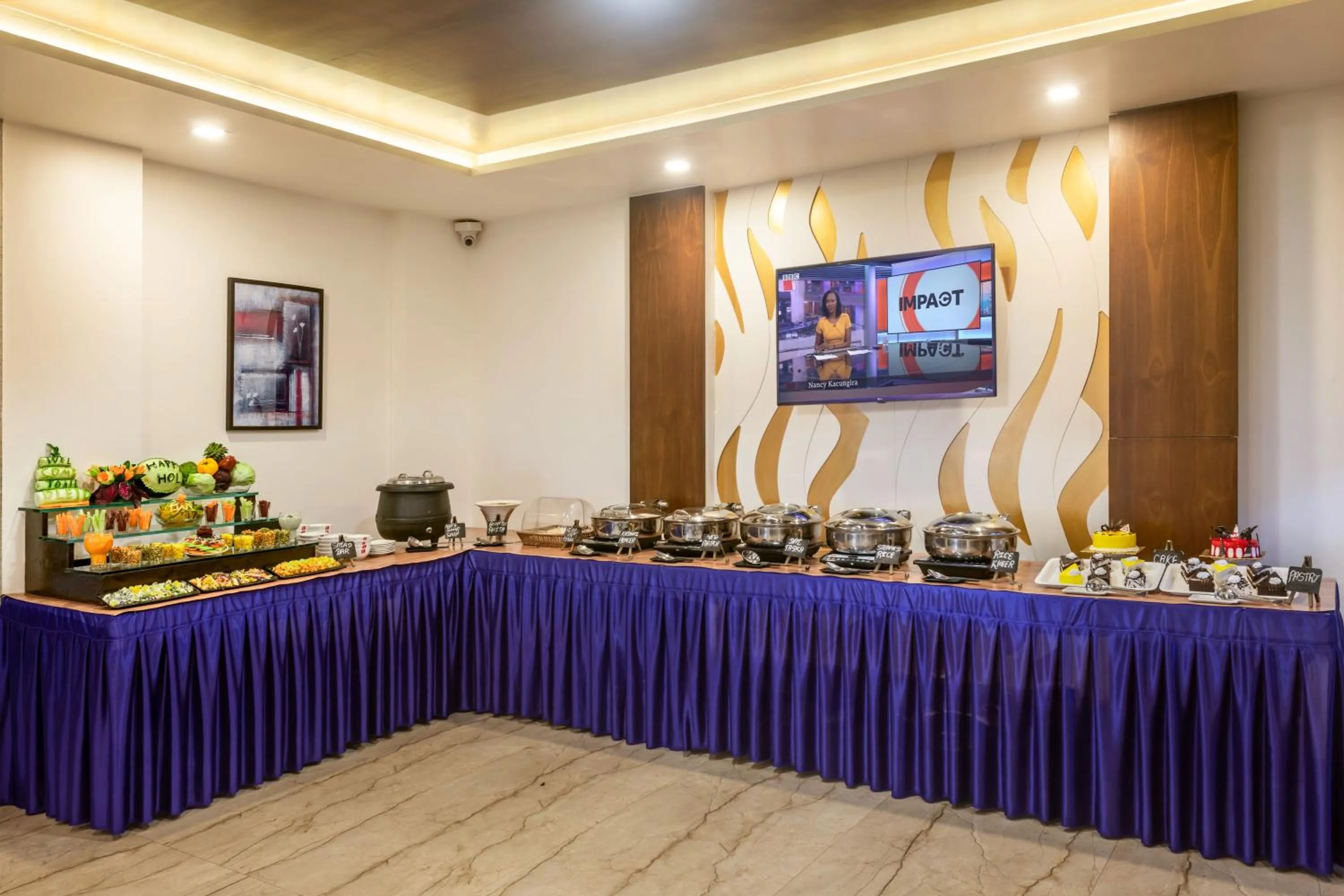 Buffet breakfast in Dwarkadhish Lords Eco Inn
