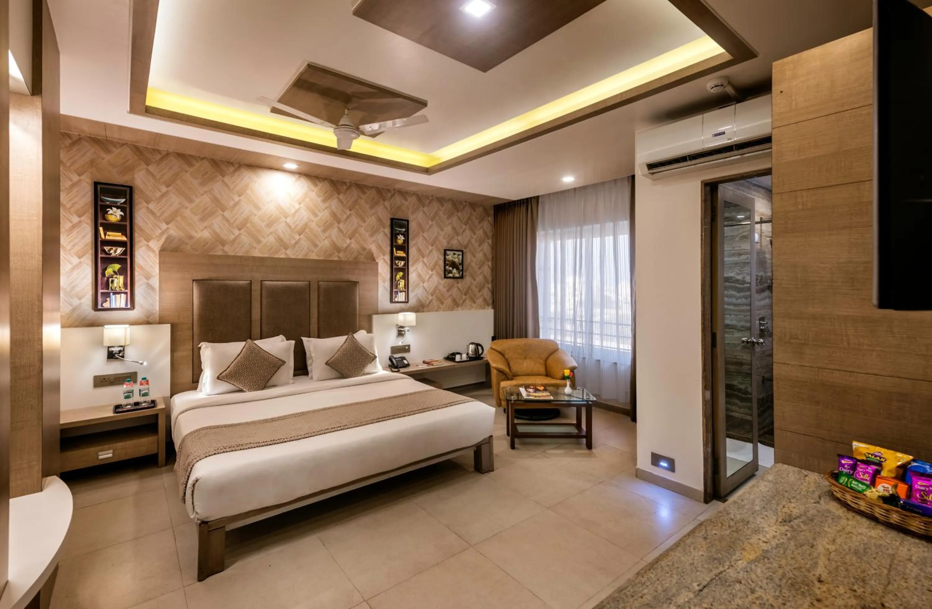 Bedroom, Bed in Dwarkadhish Lords Eco Inn