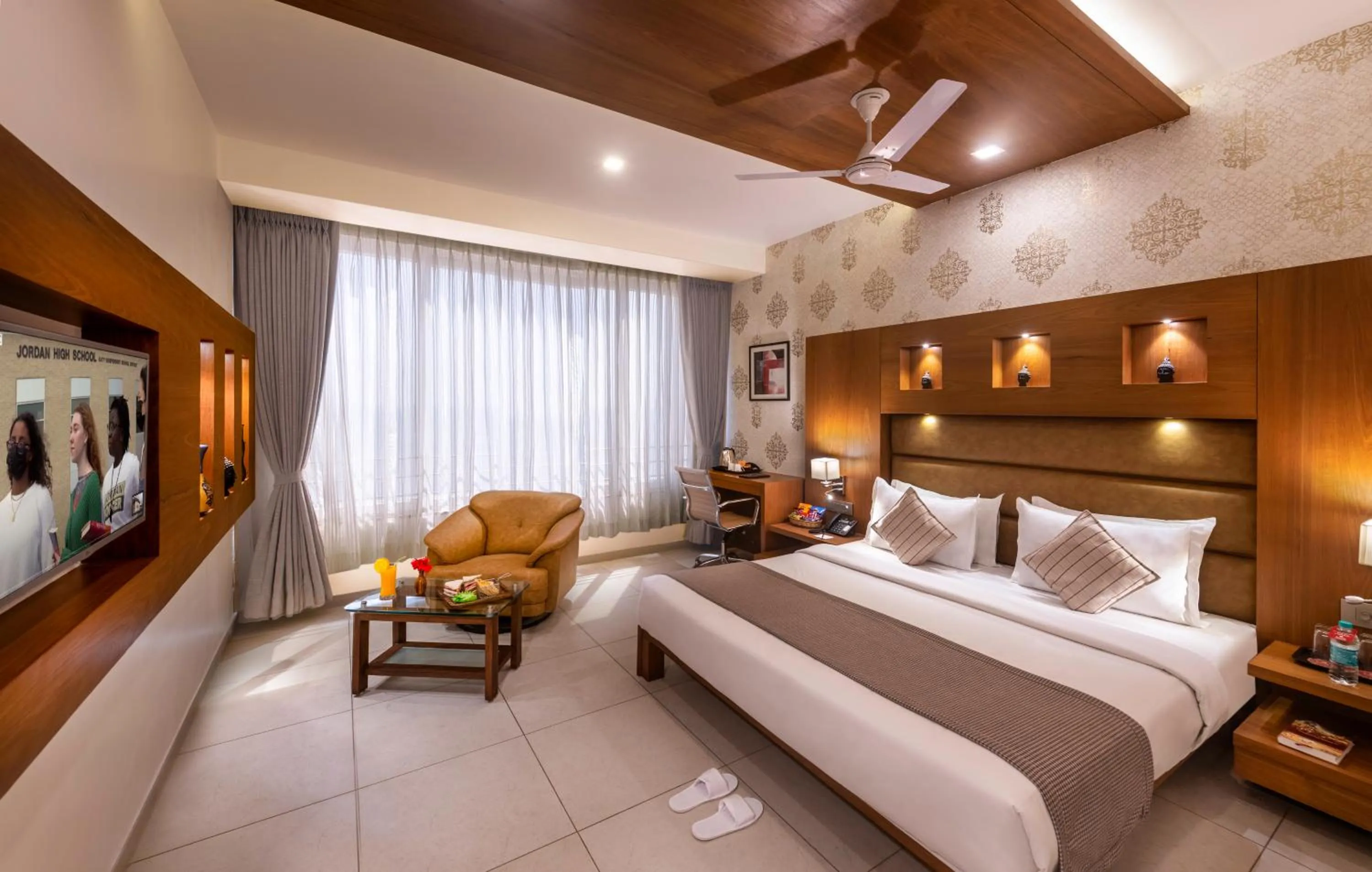 Bedroom, Bed in Dwarkadhish Lords Eco Inn