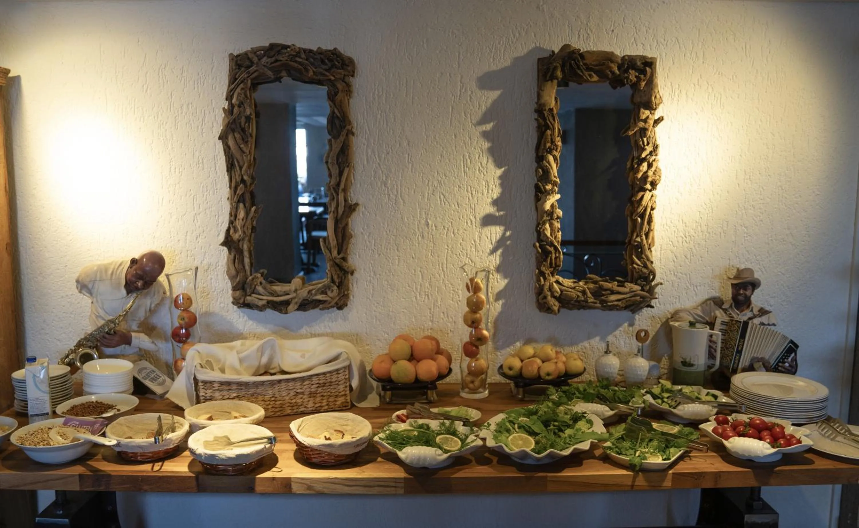 Buffet breakfast in Bodrum Gulet Otel