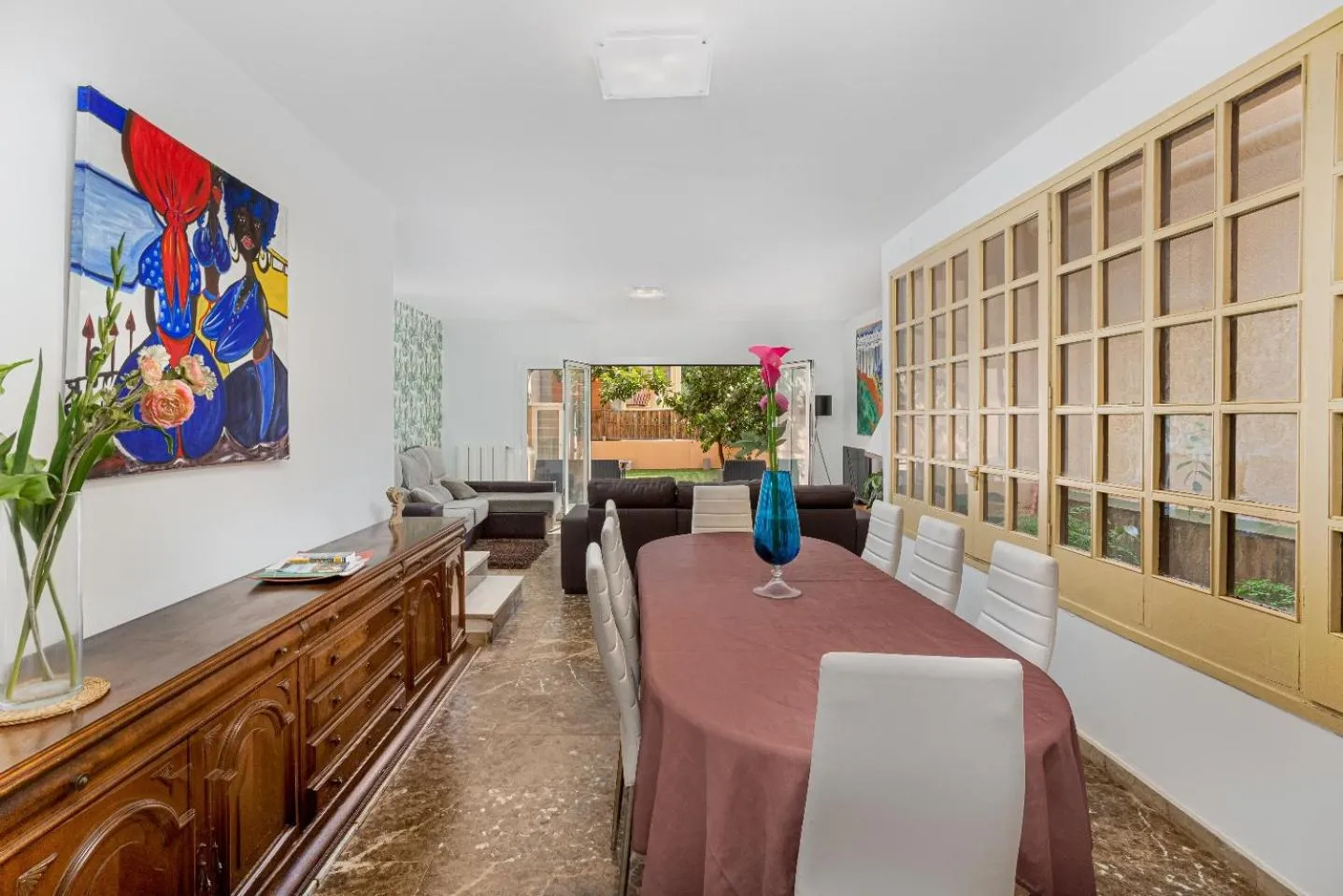 Dining area in Holiday home Splendid Park Güell