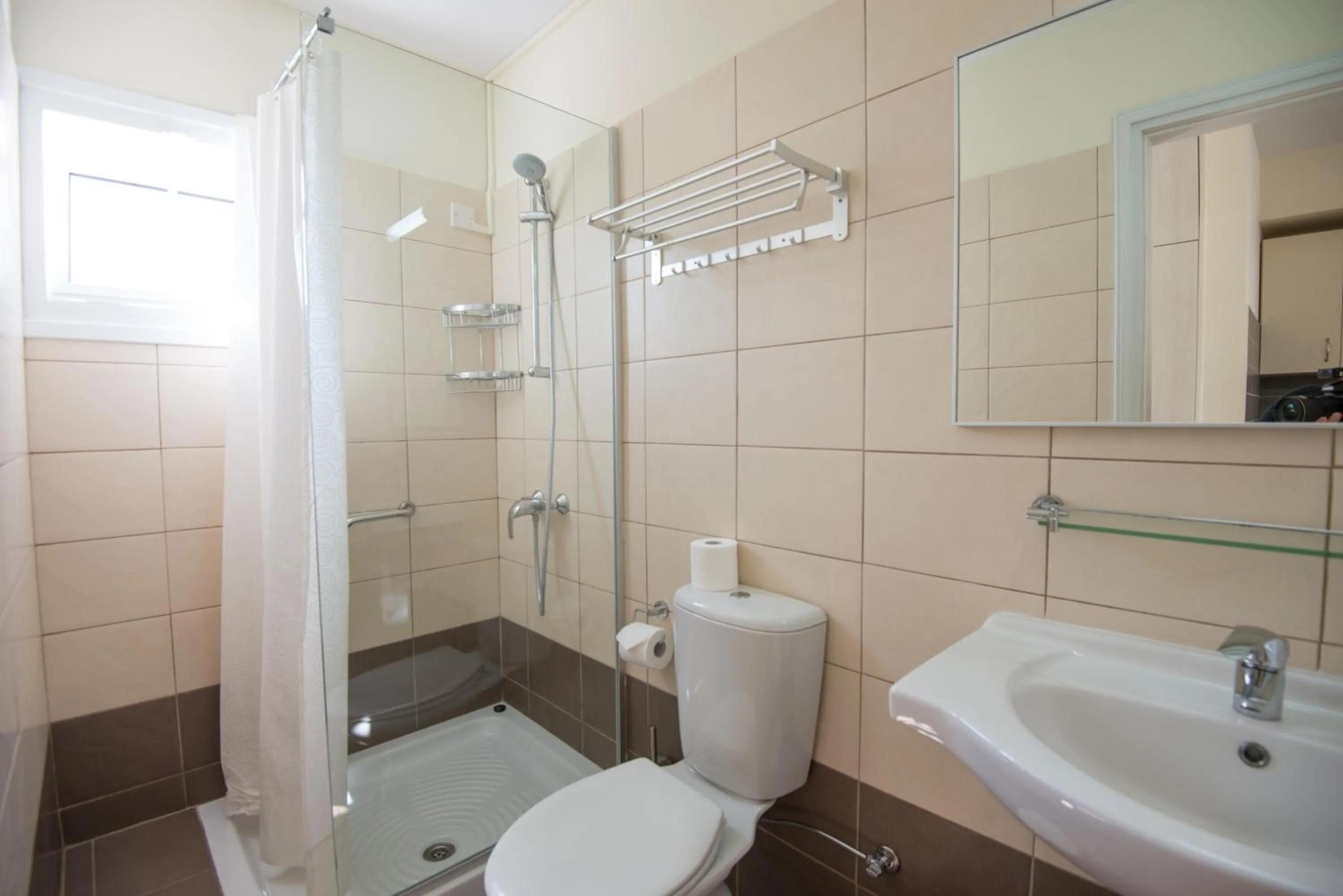 Bathroom in Eligonia Hotel Apartments