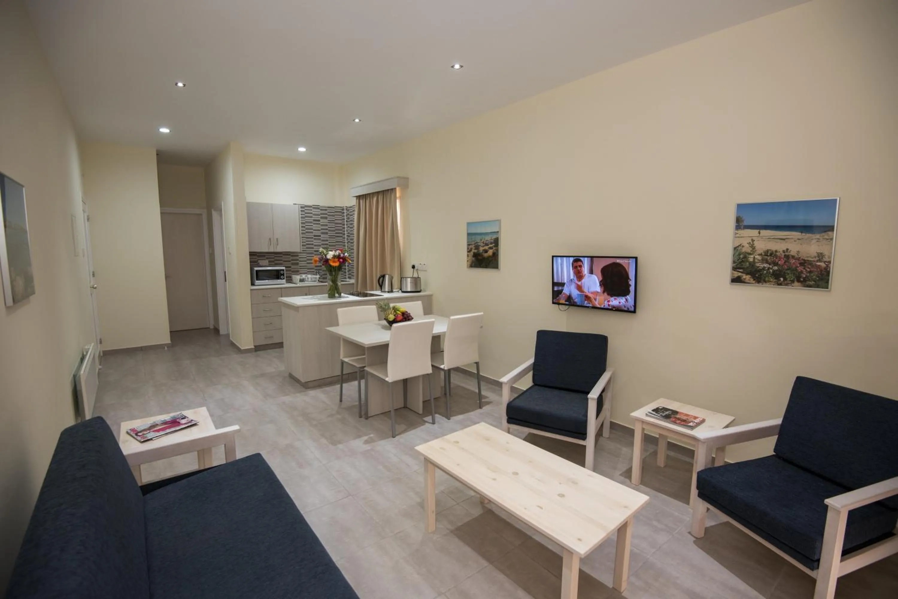 Living room in Eligonia Hotel Apartments