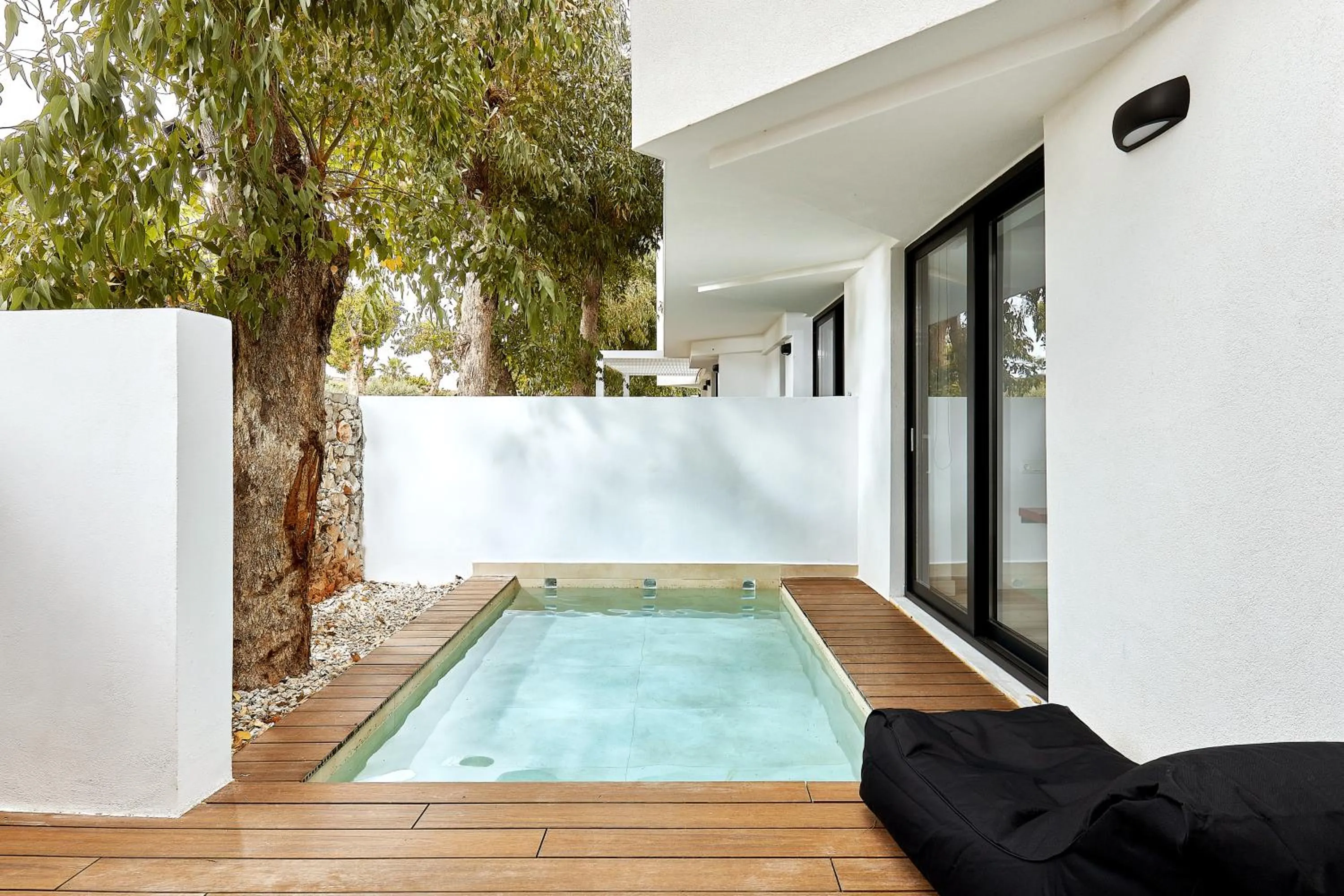 Pool view in MichELe Luxury apartments by Smaris Collection