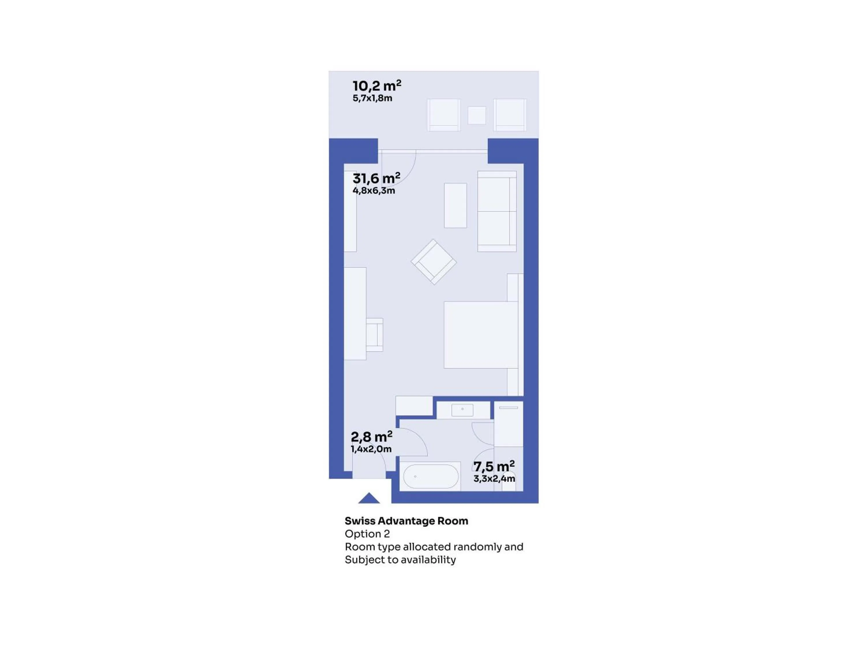 Bedroom in Swissôtel Poiana Brasov