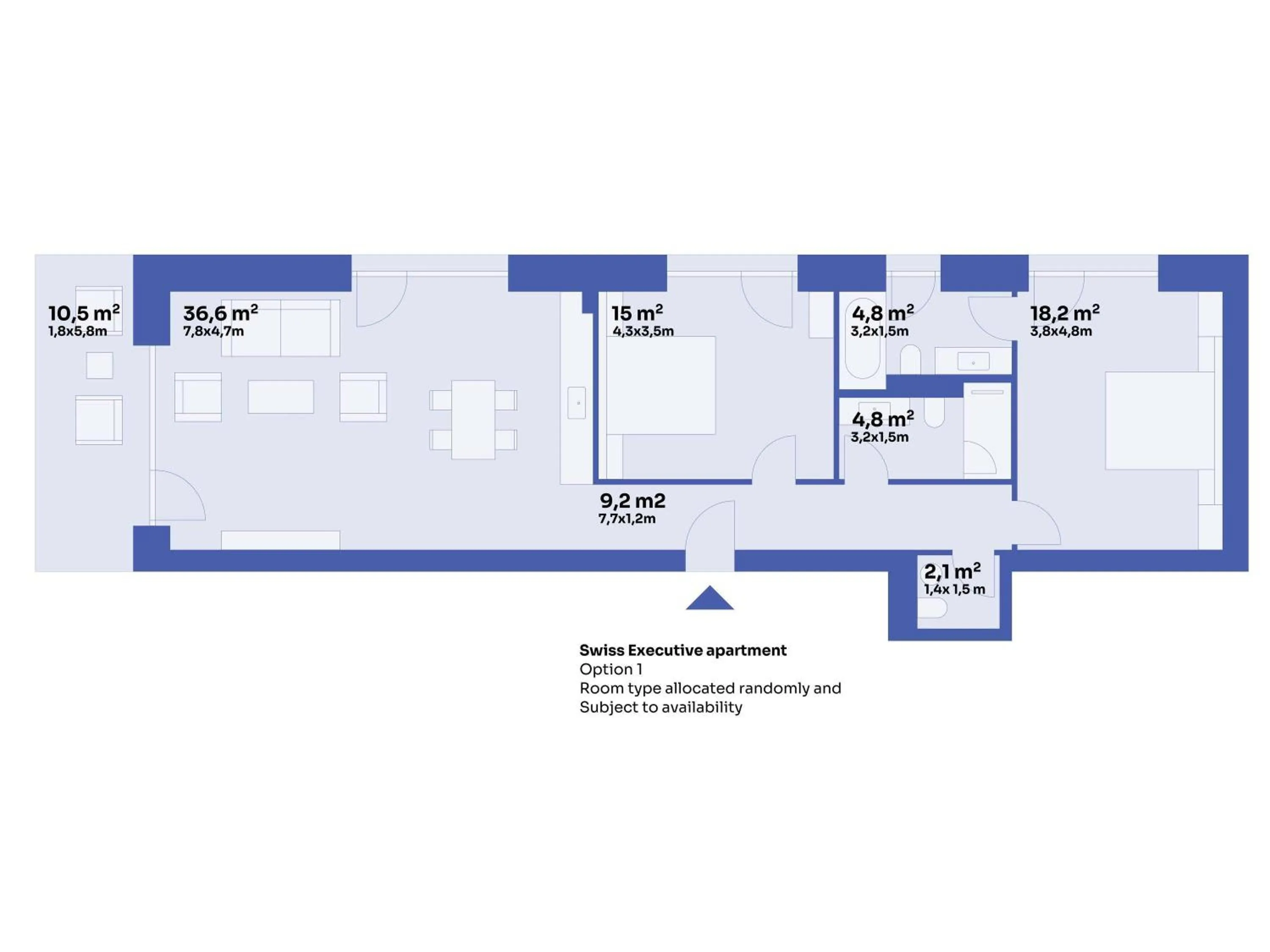 Bedroom in Swissôtel Poiana Brasov