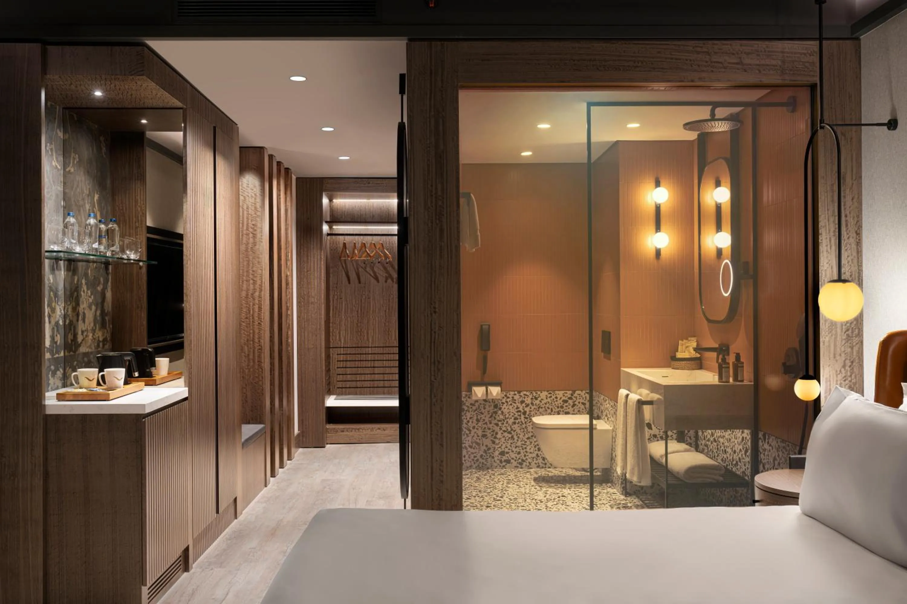 Bed in Mövenpick Hotel Istanbul Marmara Sea