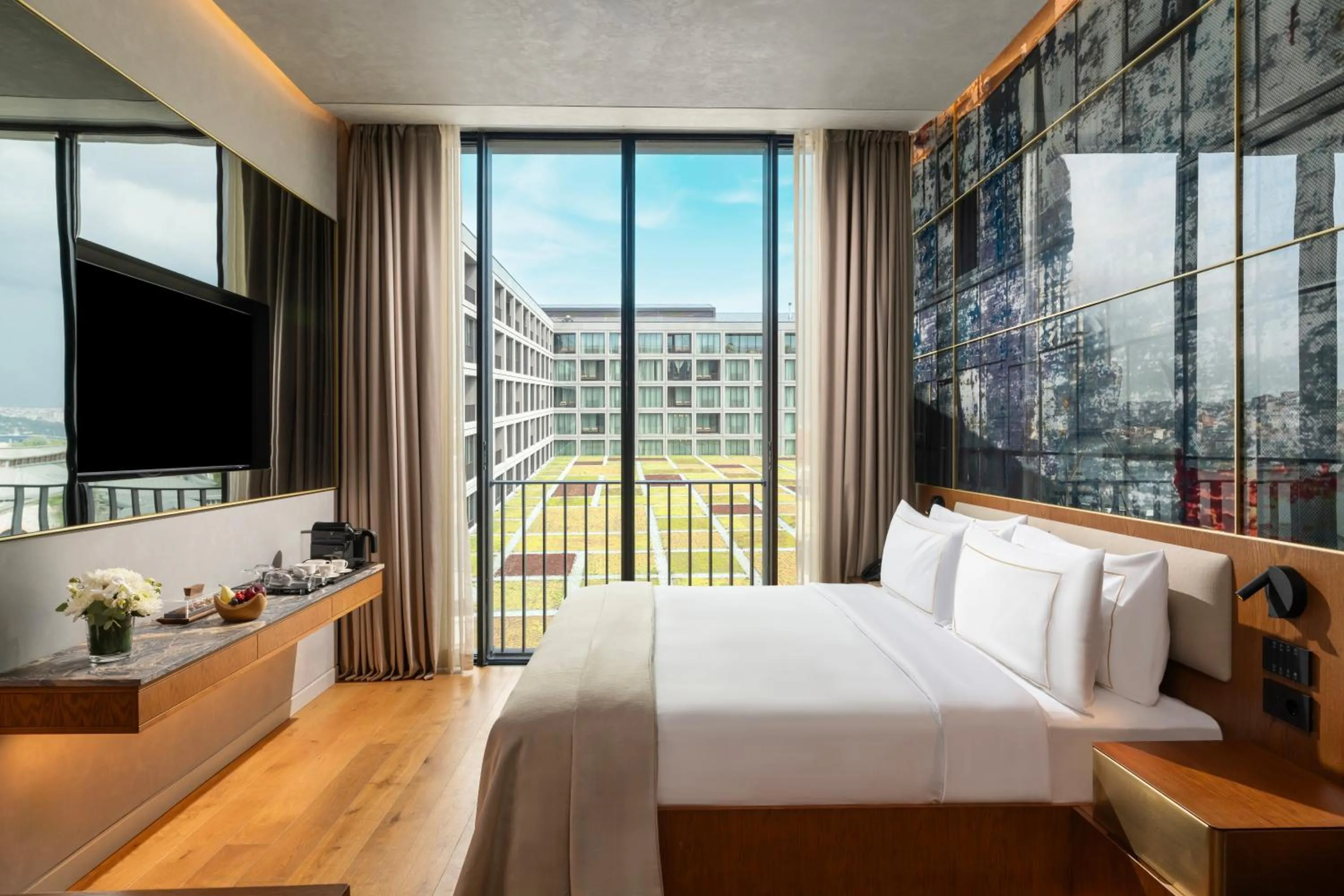 Bed in Rixos Tersane Istanbul