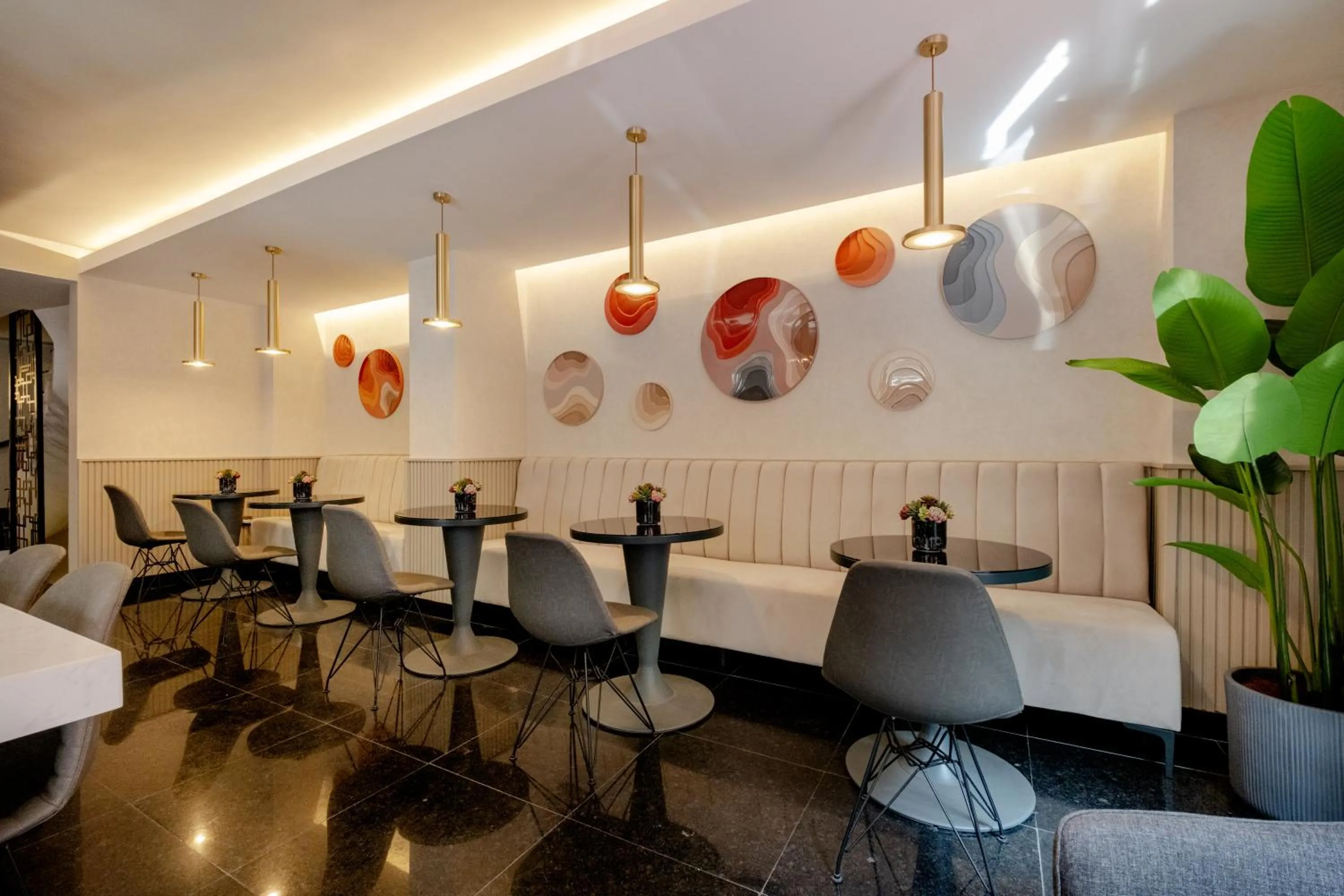 Seating area in The Row Suites Taksim