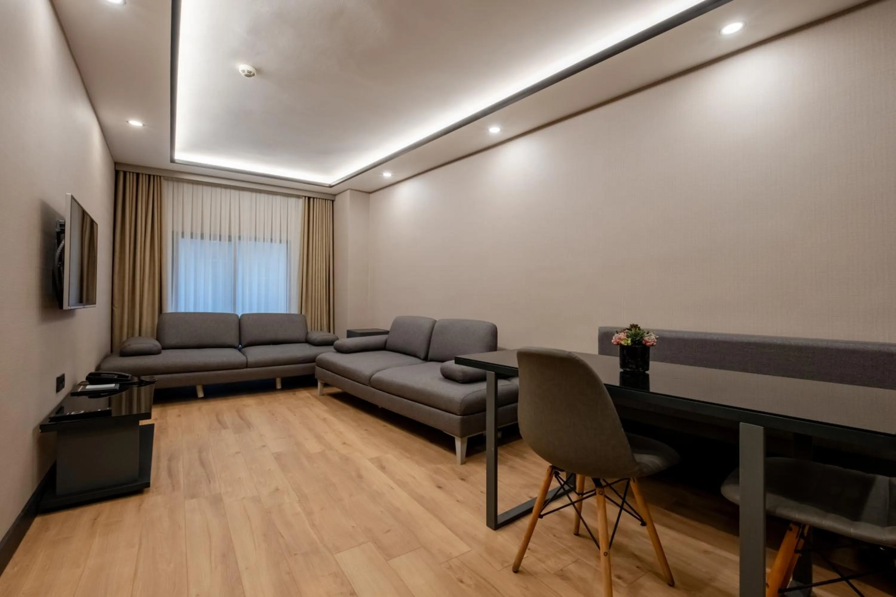 Seating area in The Row Suites Taksim