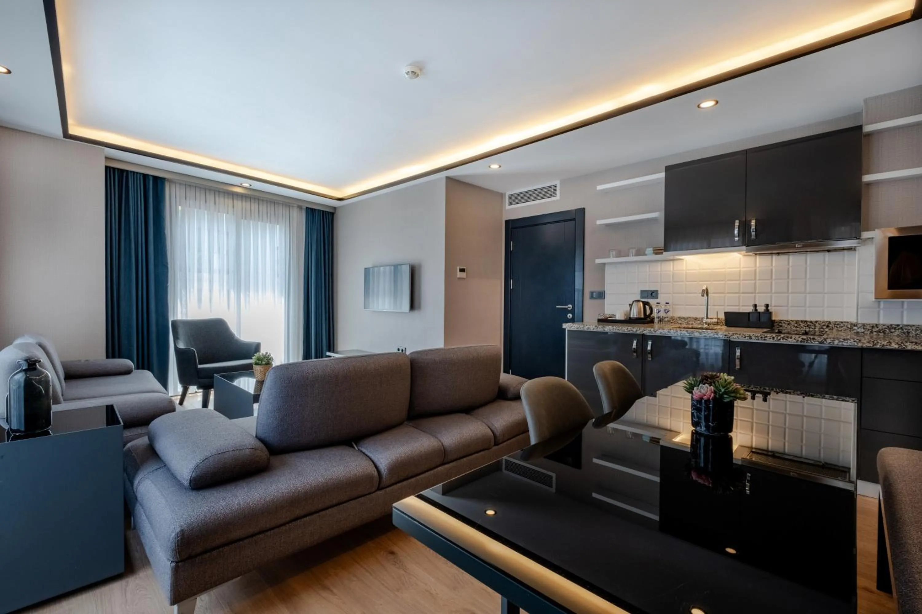 Living room in The Row Suites Taksim