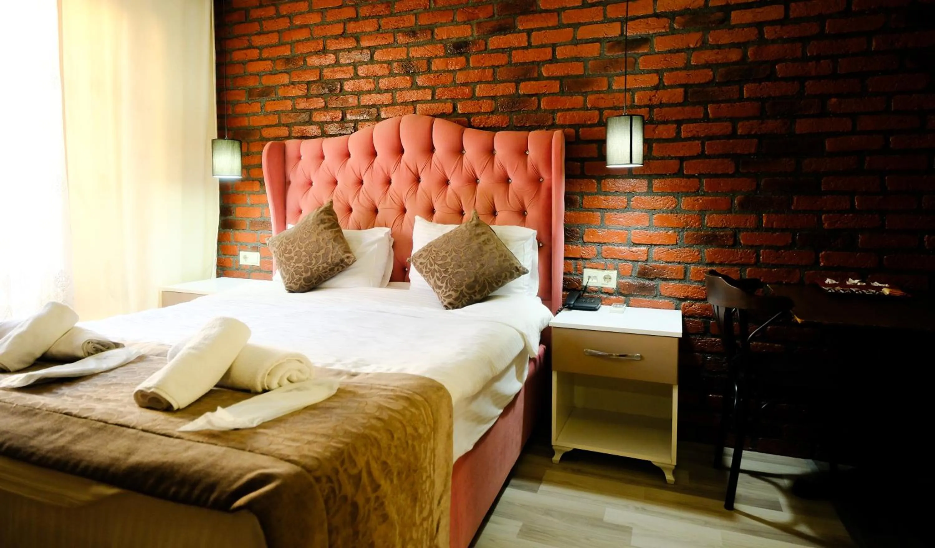 Bed in Taksim Celebi Suites
