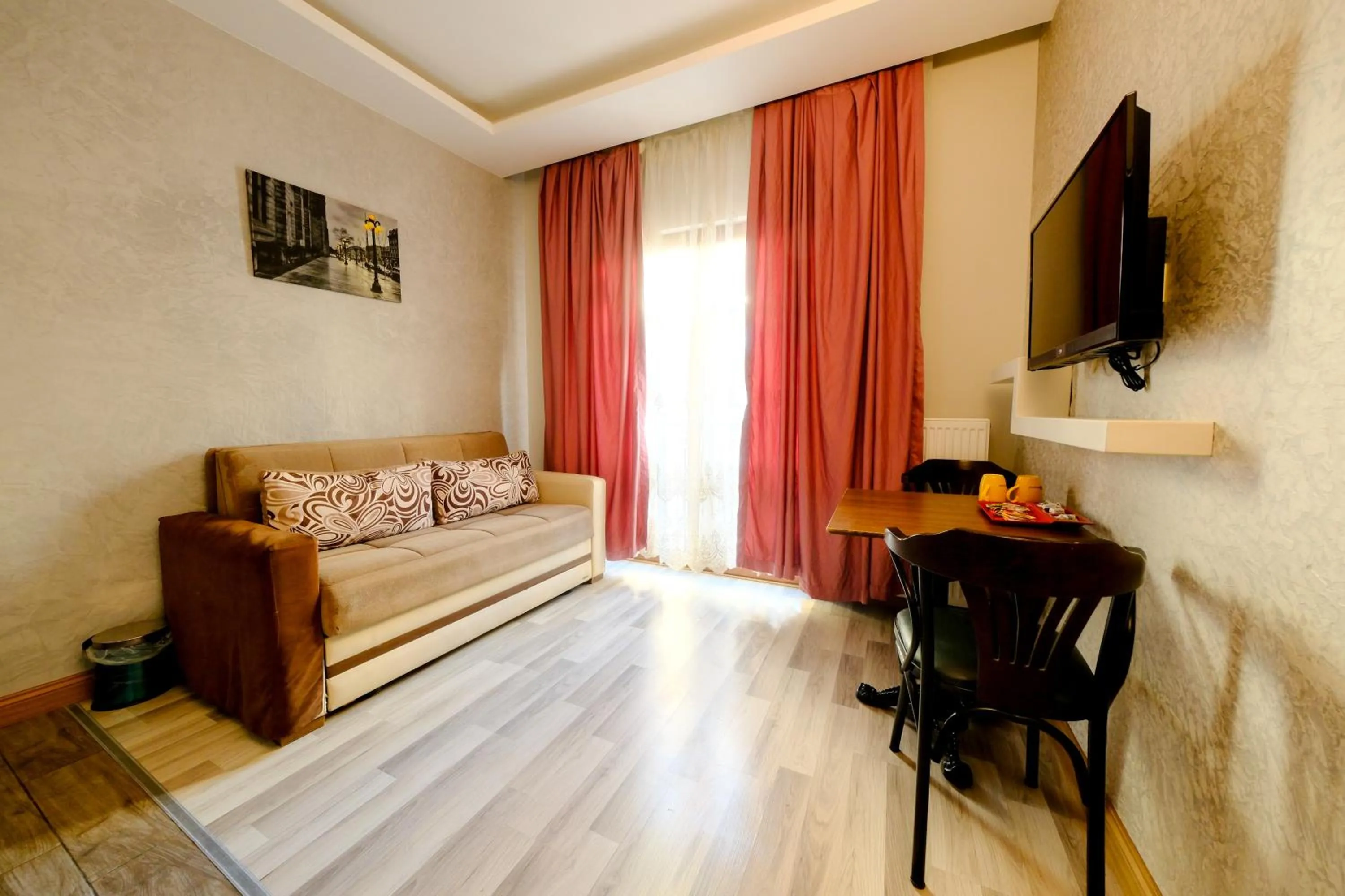 Bed in Taksim Celebi Suites