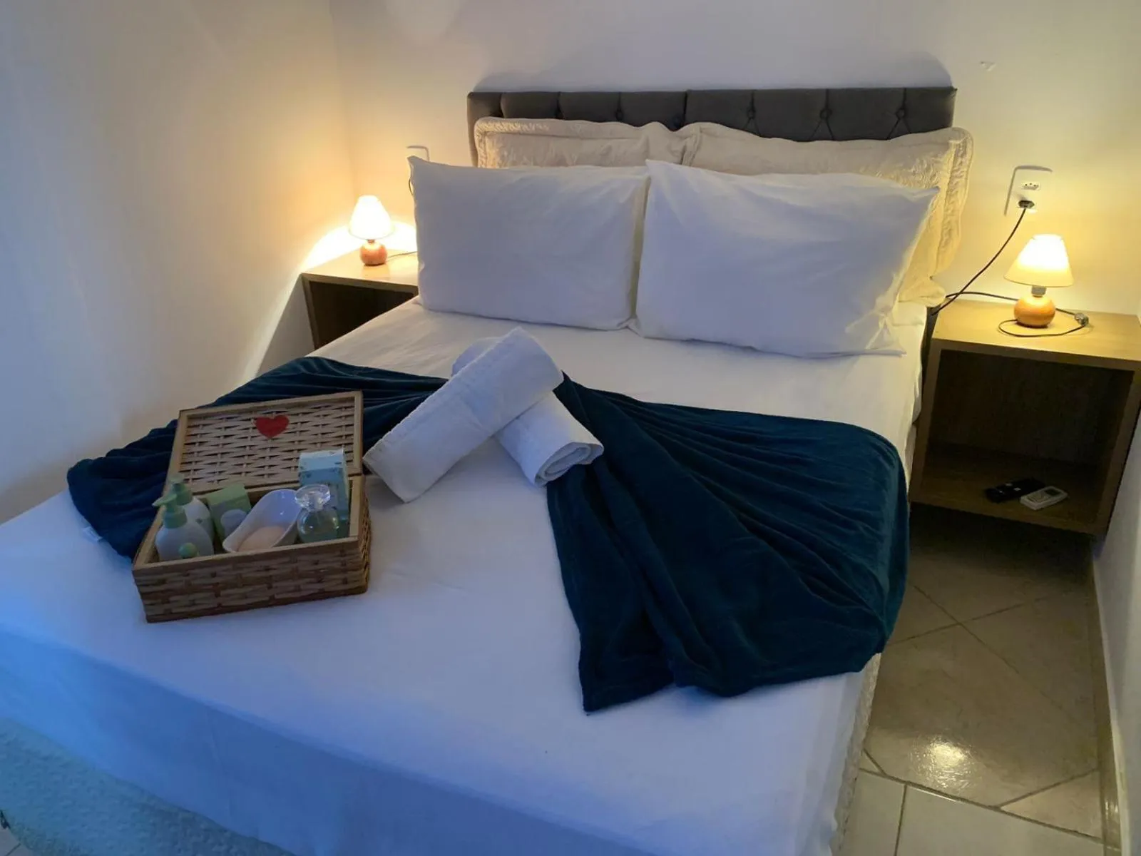 Bed in Pousada Perola da Praia