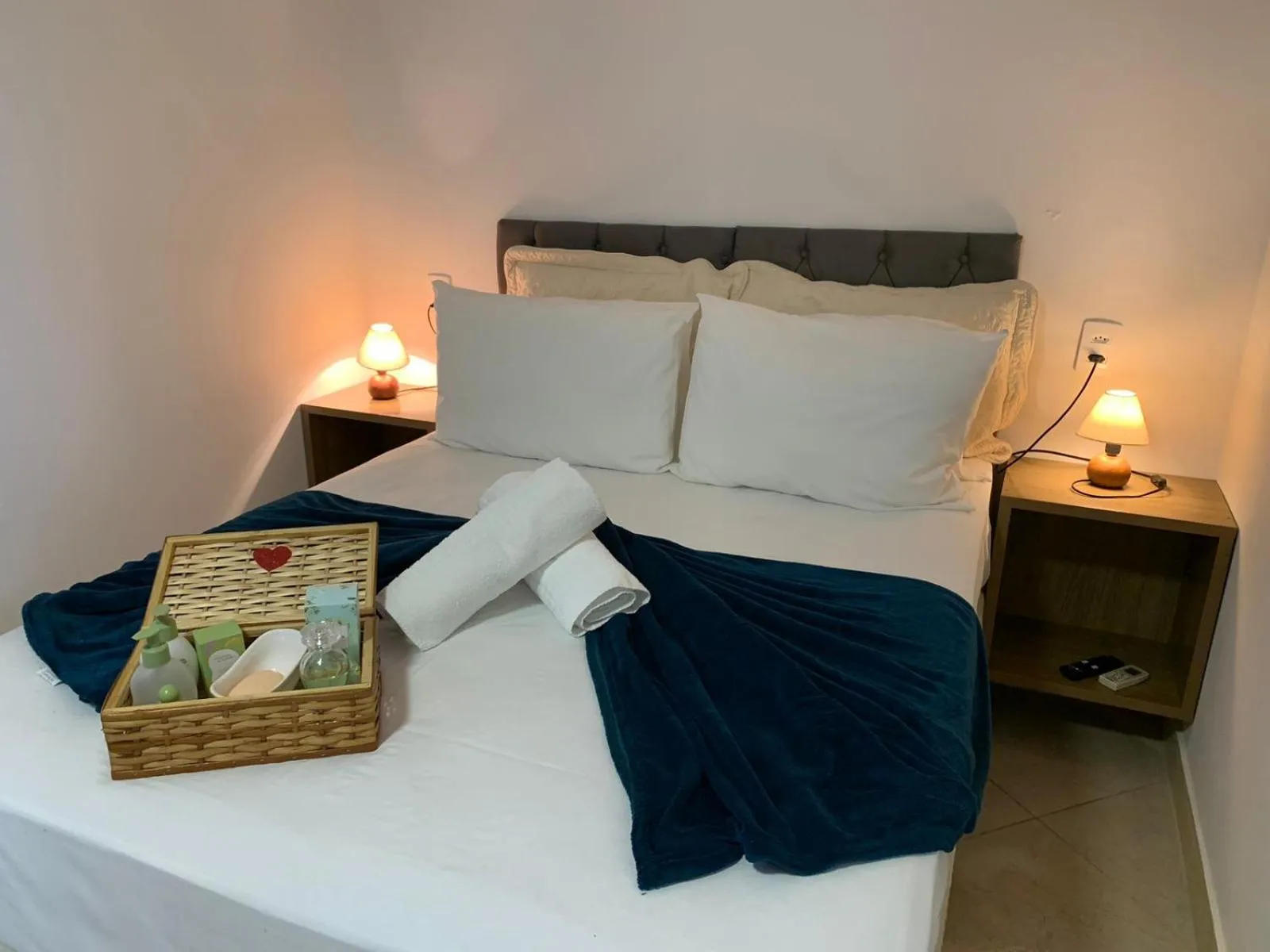 Bed in Pousada Perola da Praia