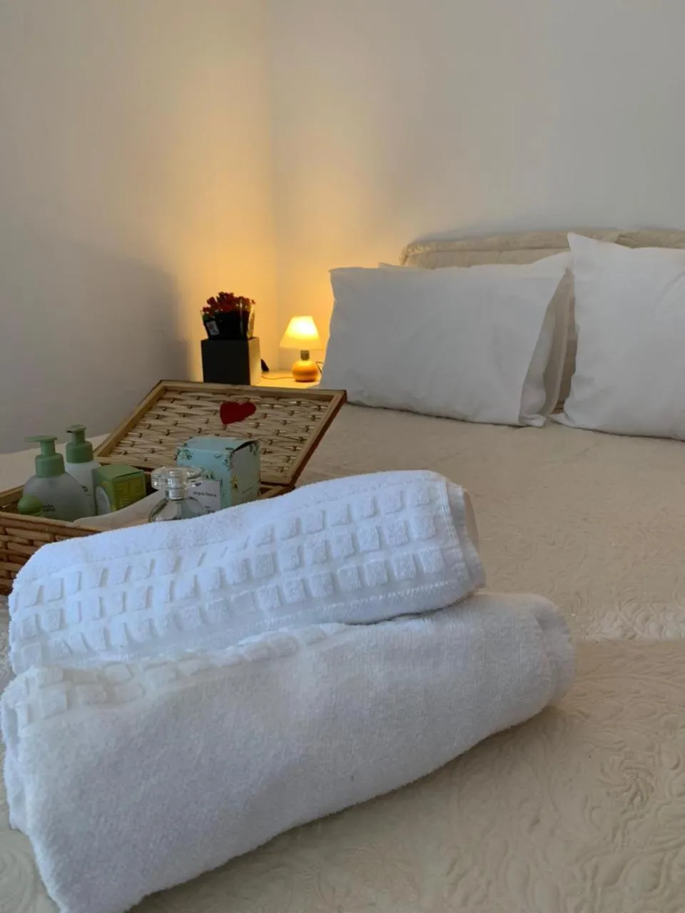 Bed in Pousada Perola da Praia