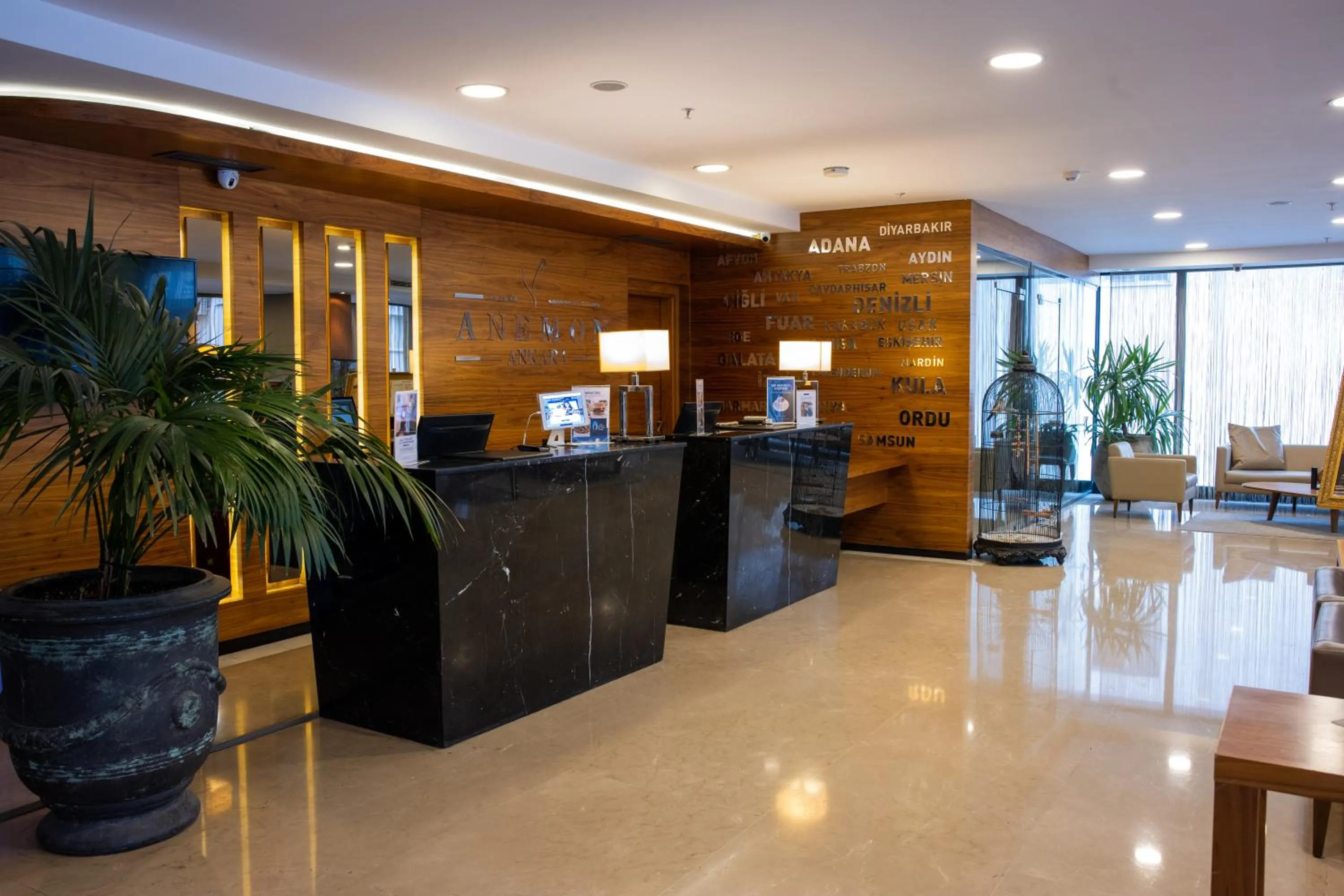 Living room in Anemon Kent Ankara Otel