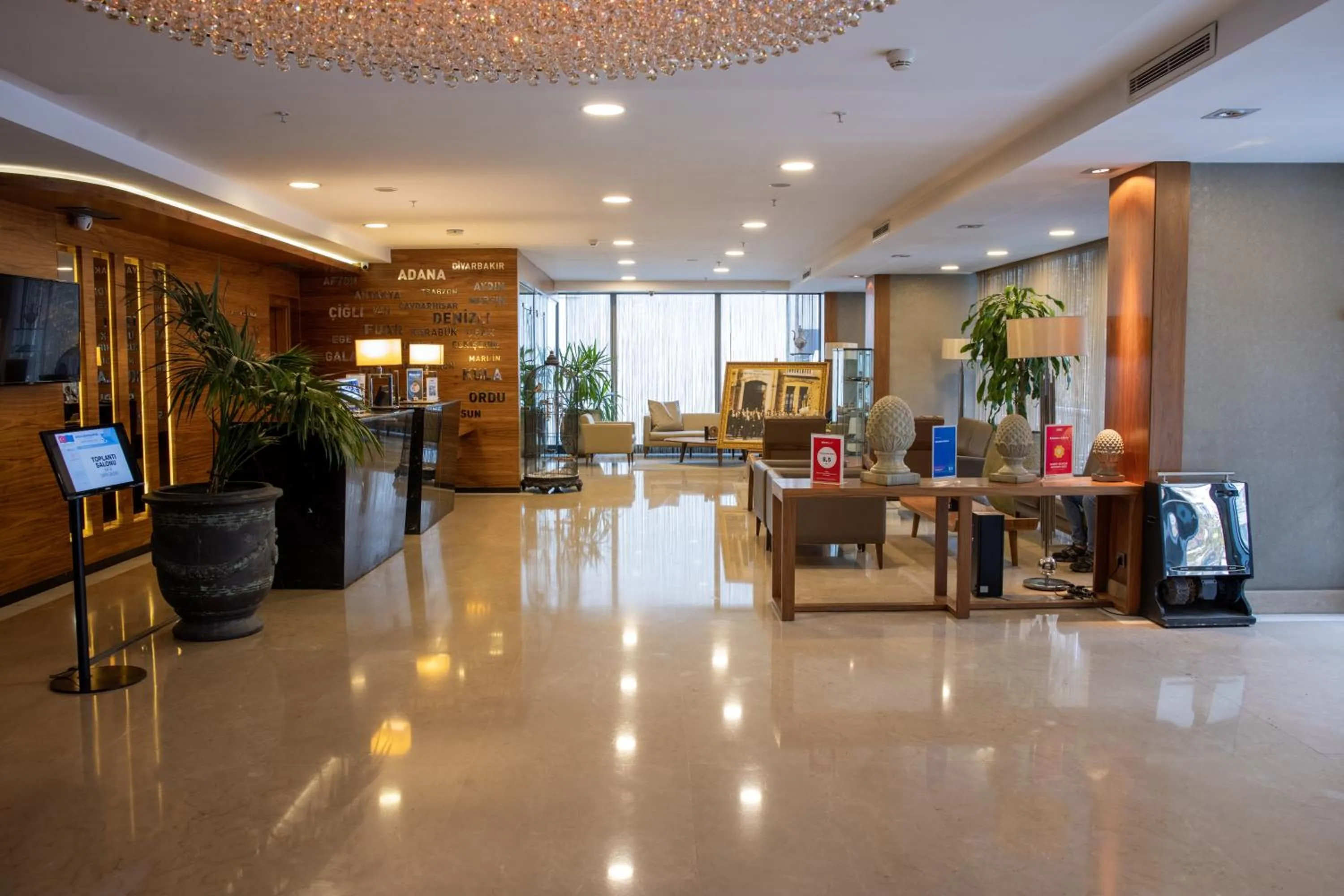 Lobby or reception in Anemon Kent Ankara Otel