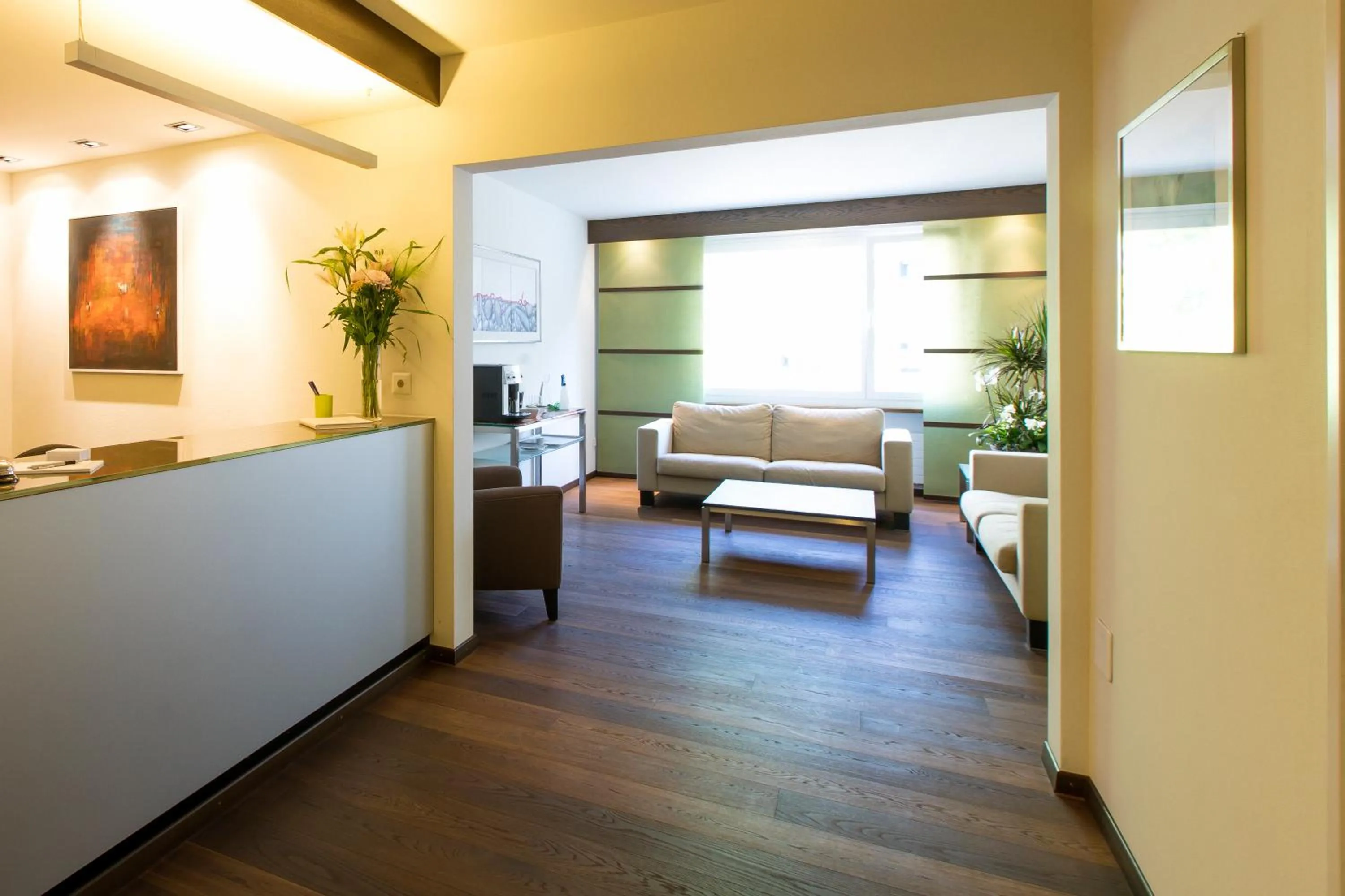 Lobby or reception in Apartmenthaus zum Trillen Basel City Center