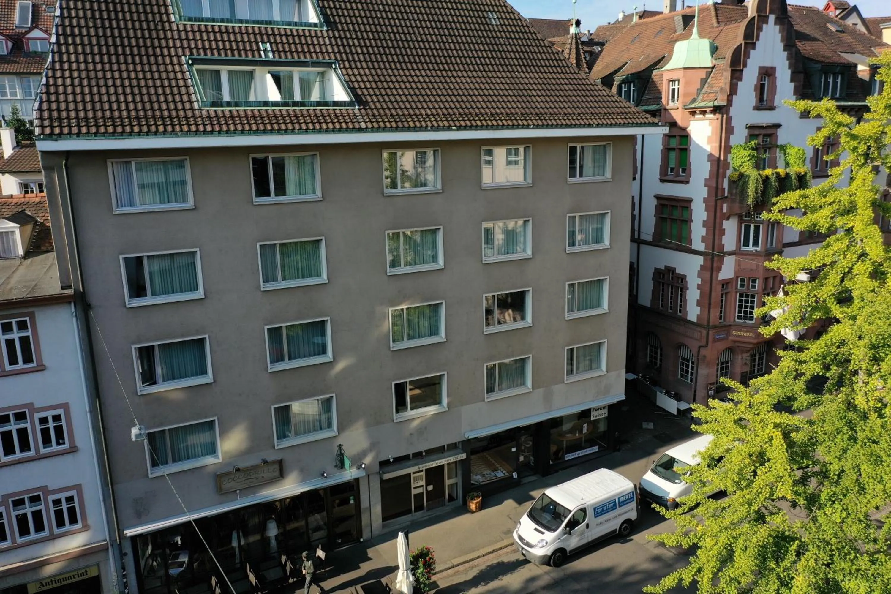 Property building in Apartmenthaus zum Trillen Basel City Center