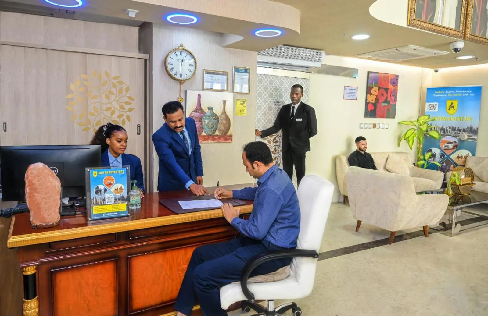 Lobby or reception in GREEN GARDEN HOTEL