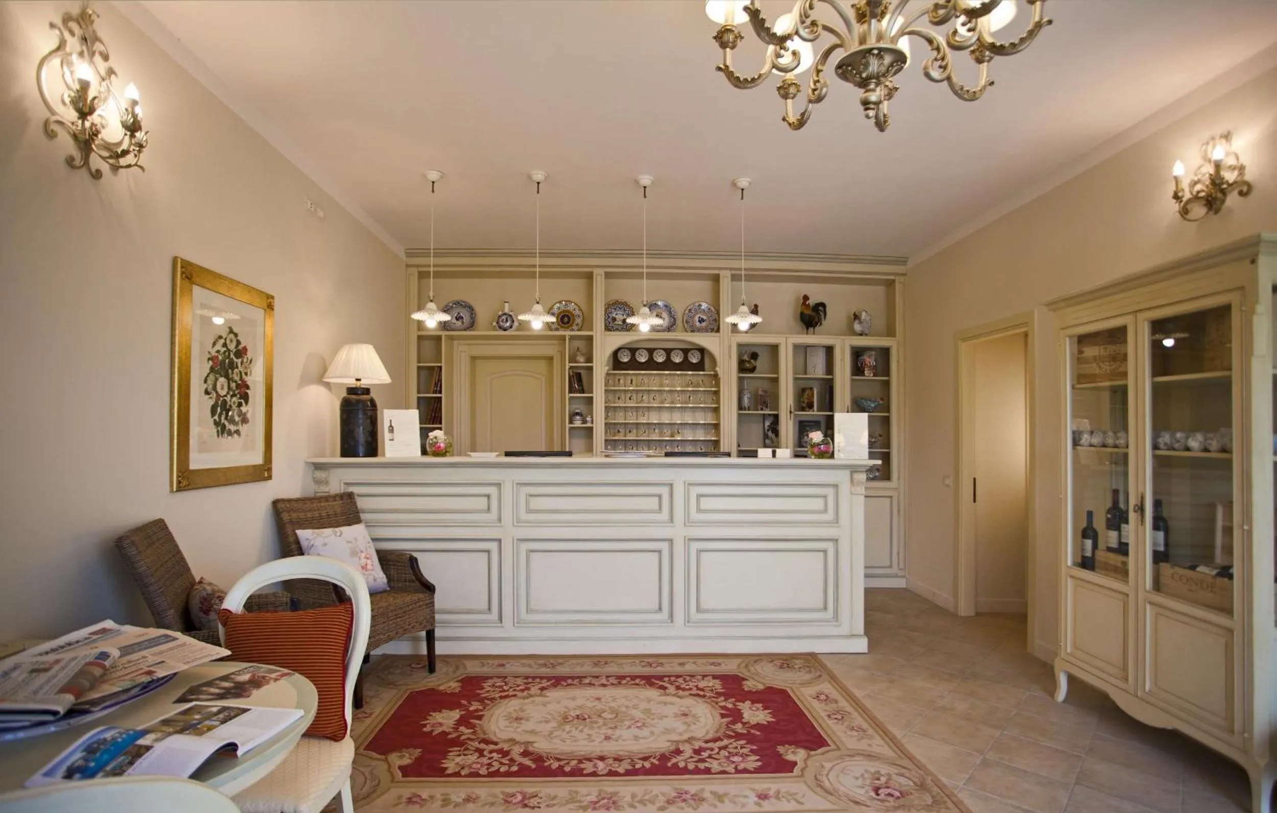Lobby or reception in Borgo Conde Wine Resort