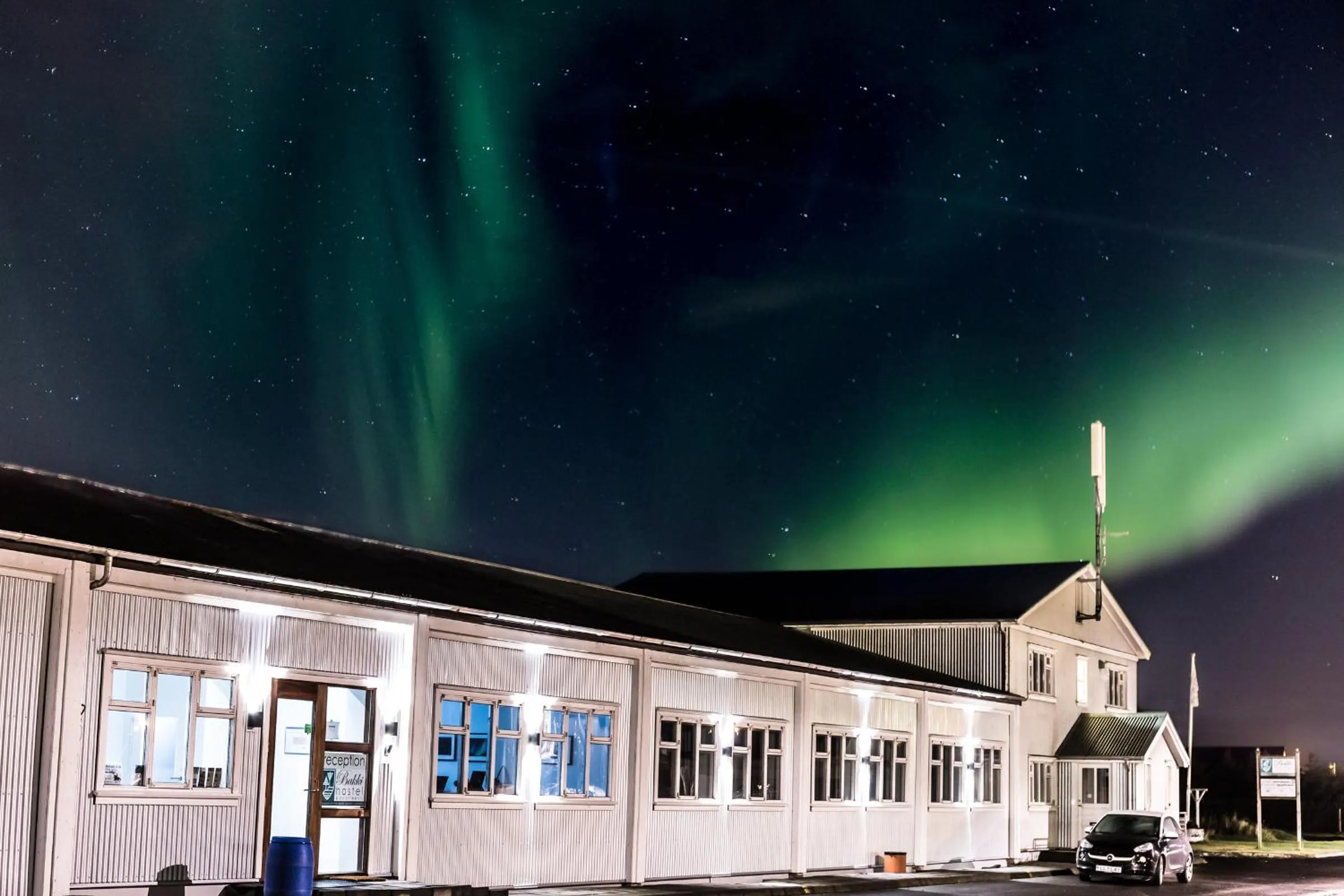 Facade/entrance in Bakki Apartments & Hostel
