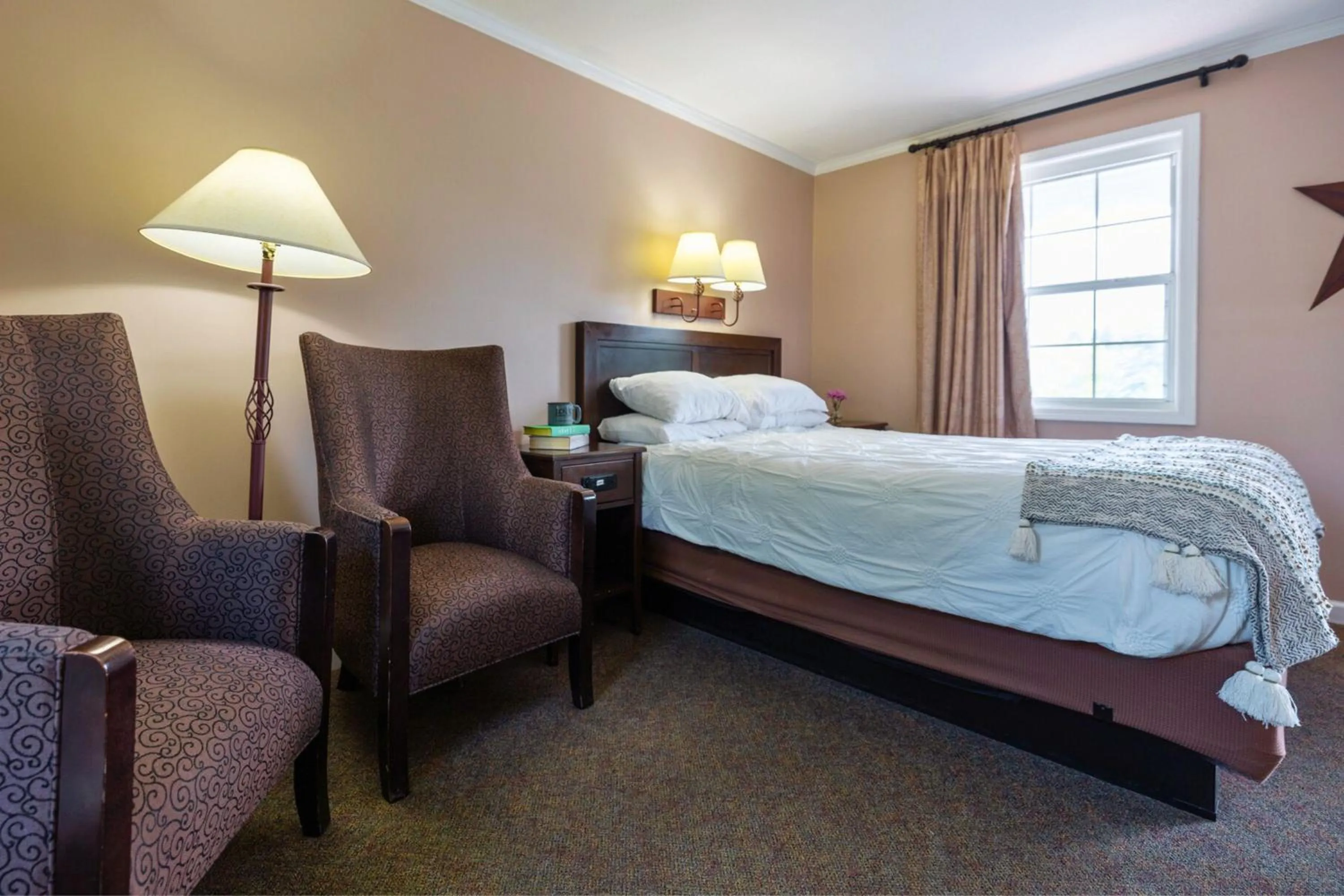 Bed in Blowing Rock Inn