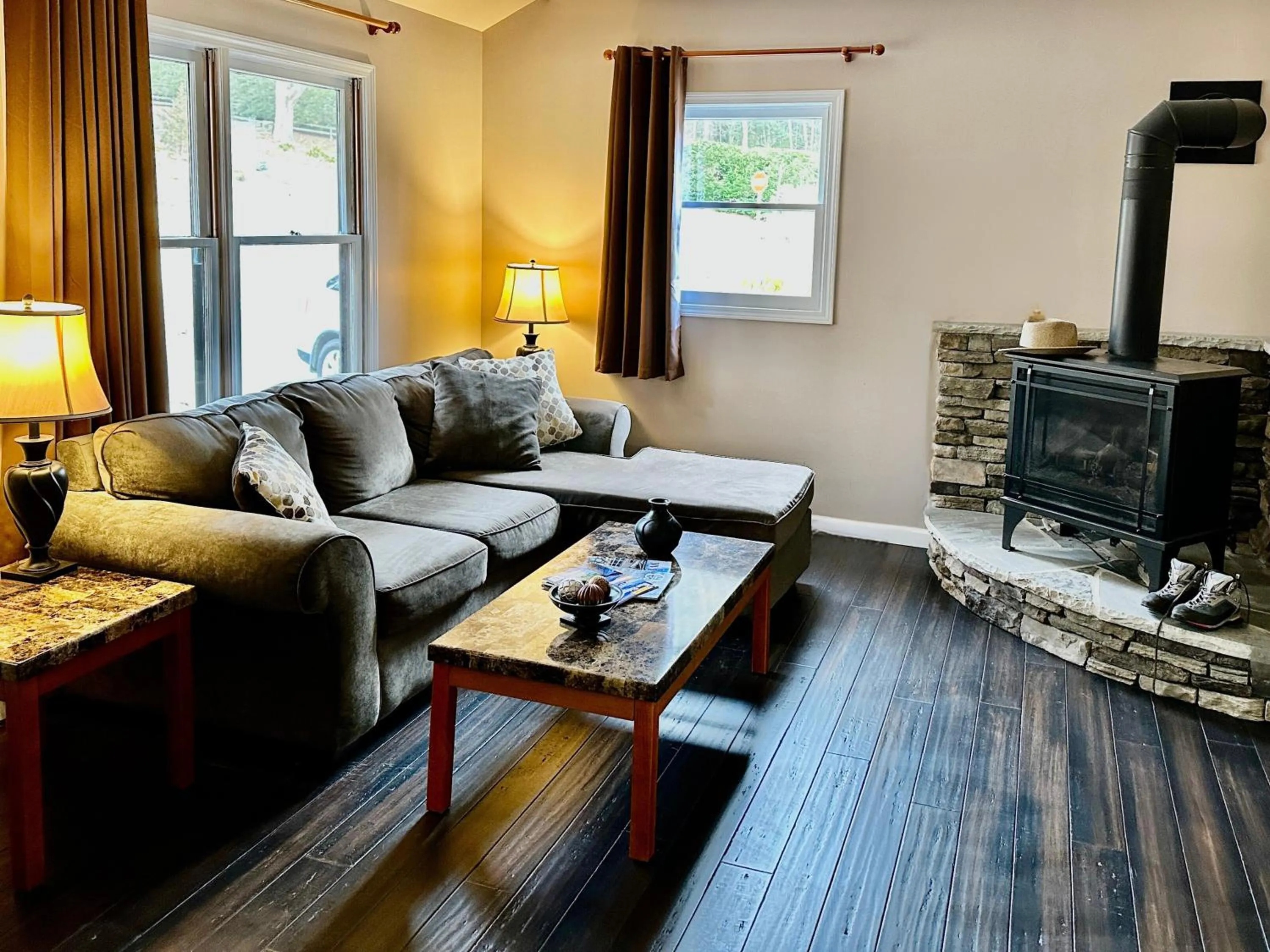 Living room in Blowing Rock Inn