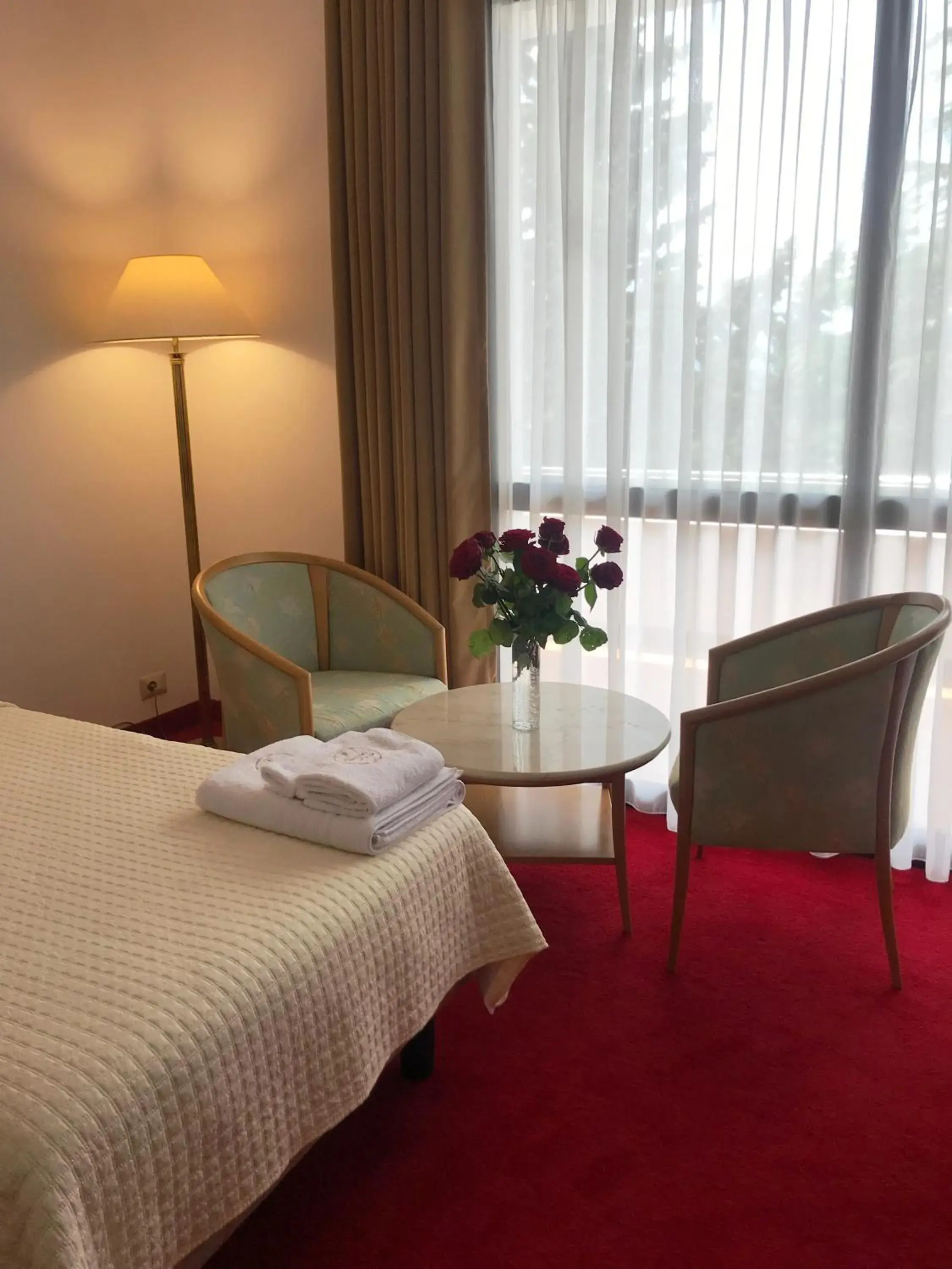 Standard Twin Room with Mountain View in Chateau Linza Resort Standard Twin Room with Mountain View in Chateau Linza Resort