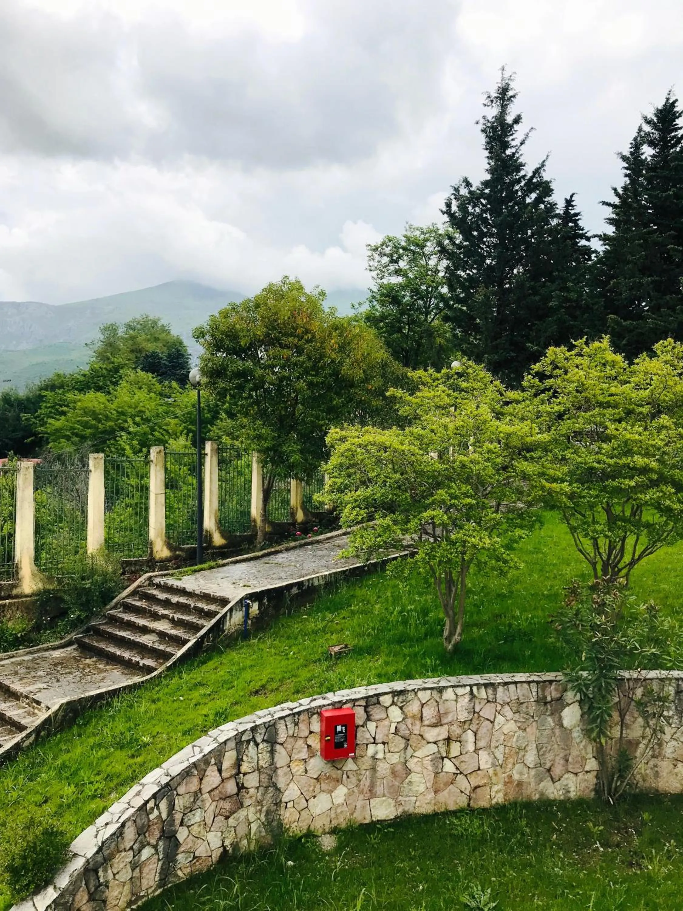 Garden view in Chateau Linza Resort