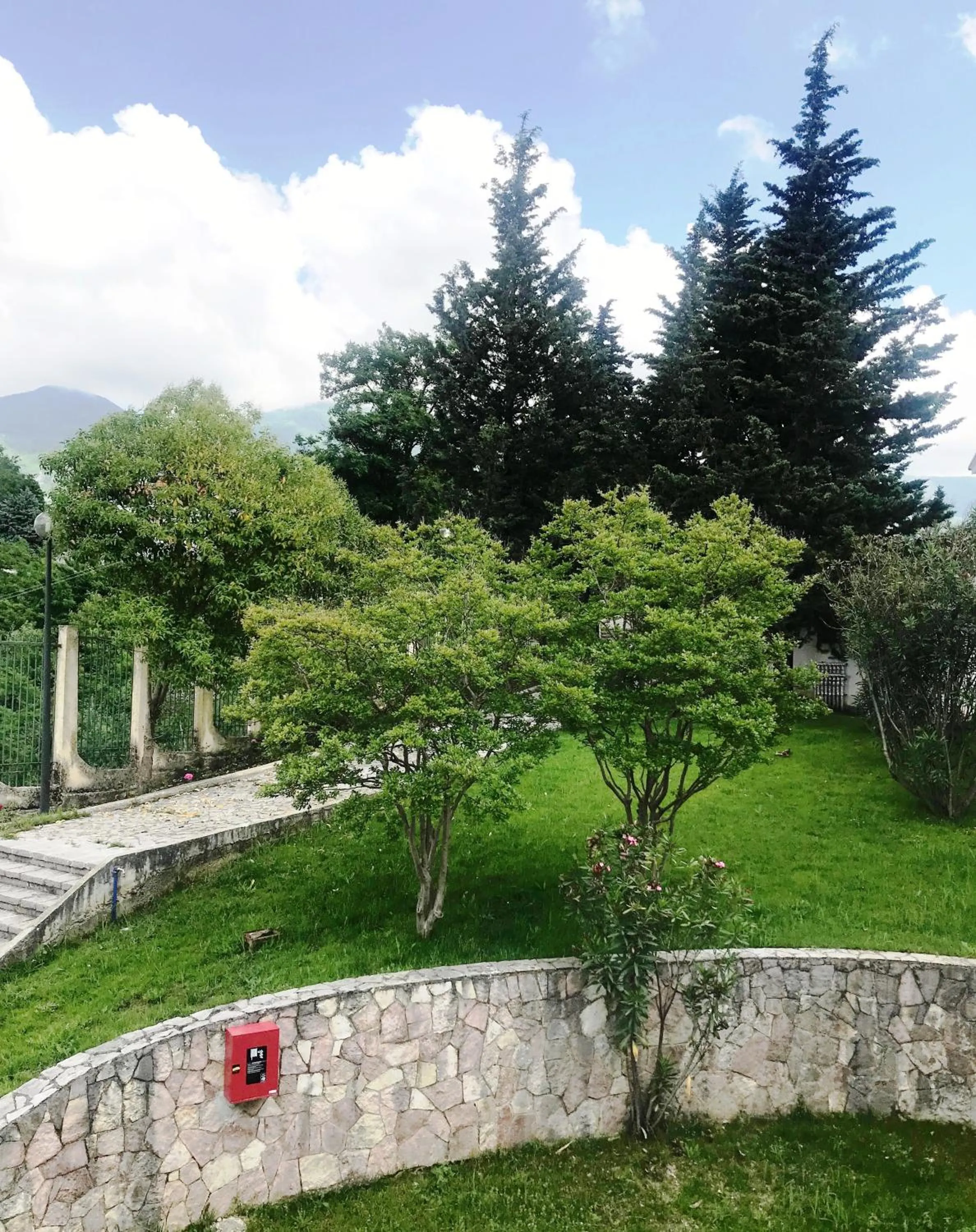 Garden view in Chateau Linza Resort