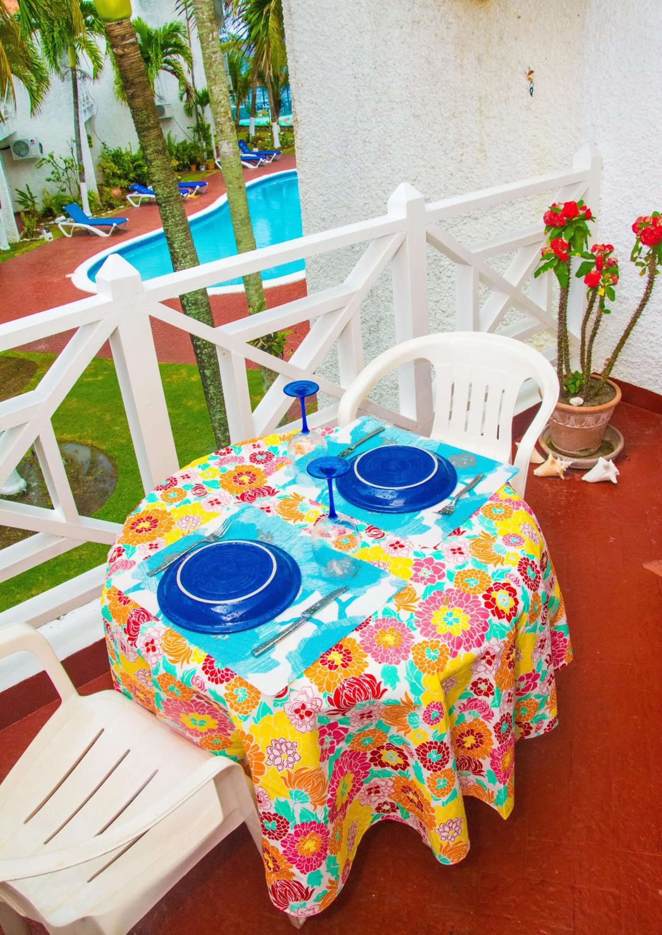 Patio in Chrisanns Paradise Suite by the Ocean - Apt#9