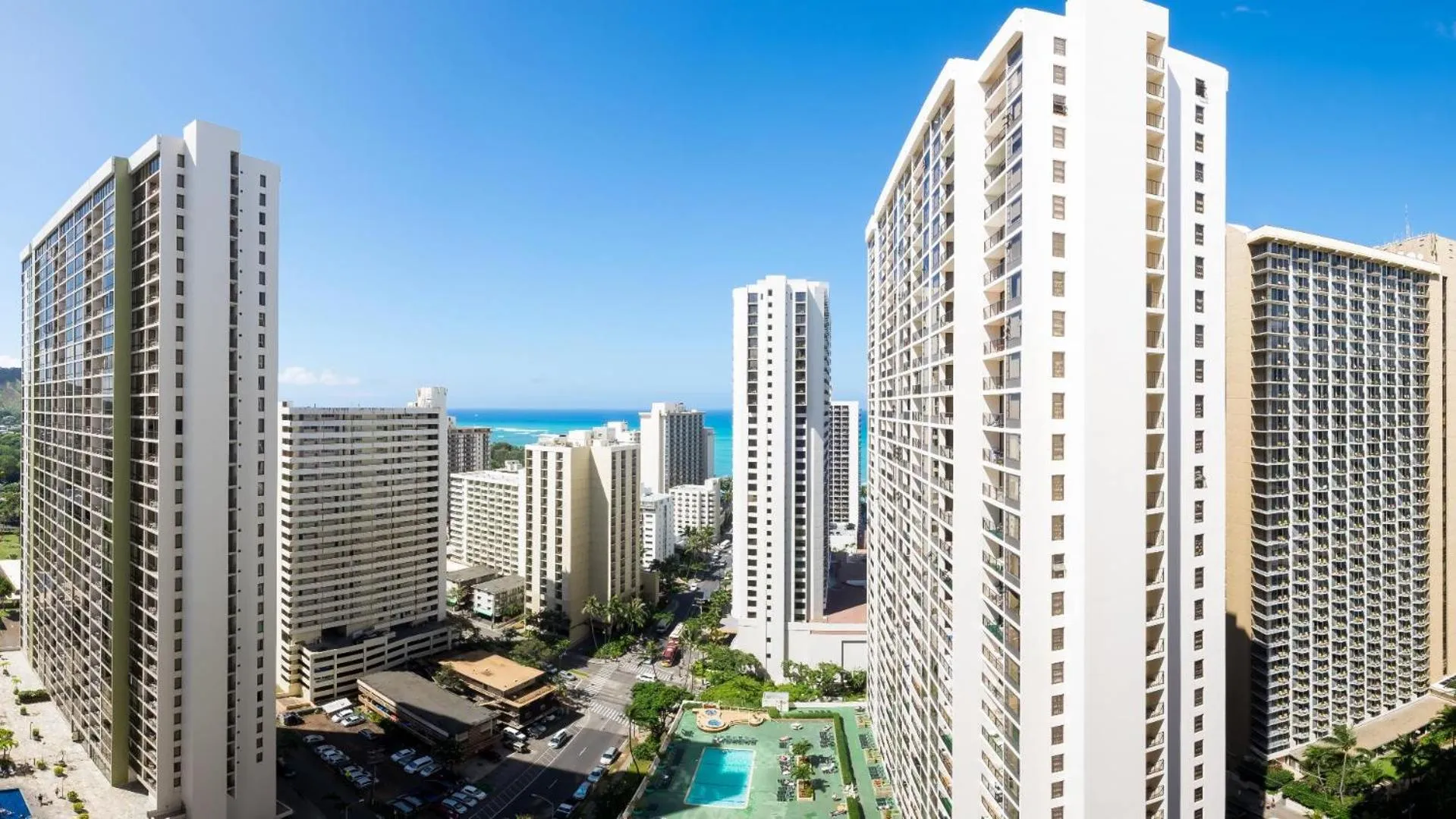 Bird's eye view in Hawaiian Sun Holidays