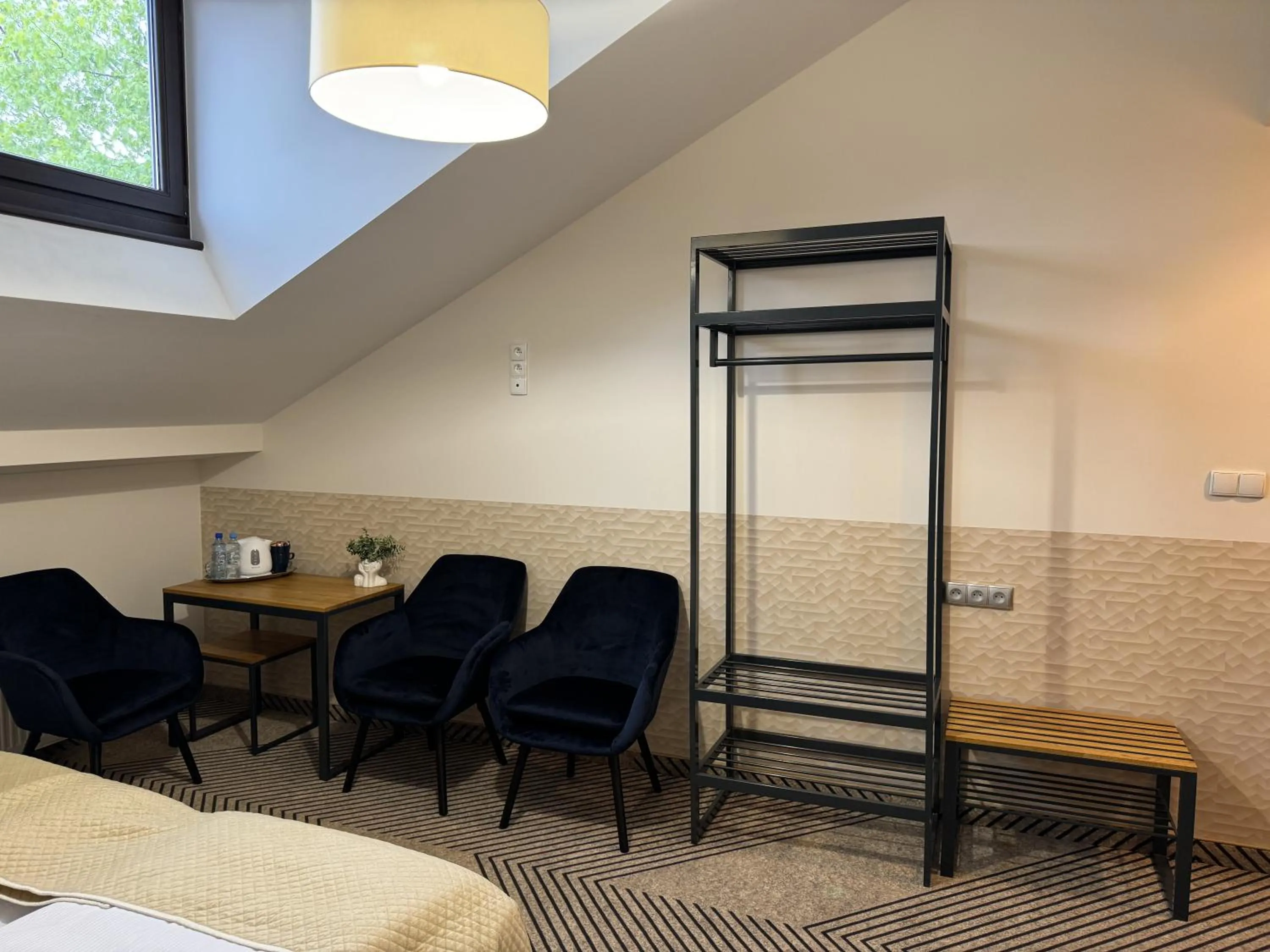 Bed in IRIS Aparthotel