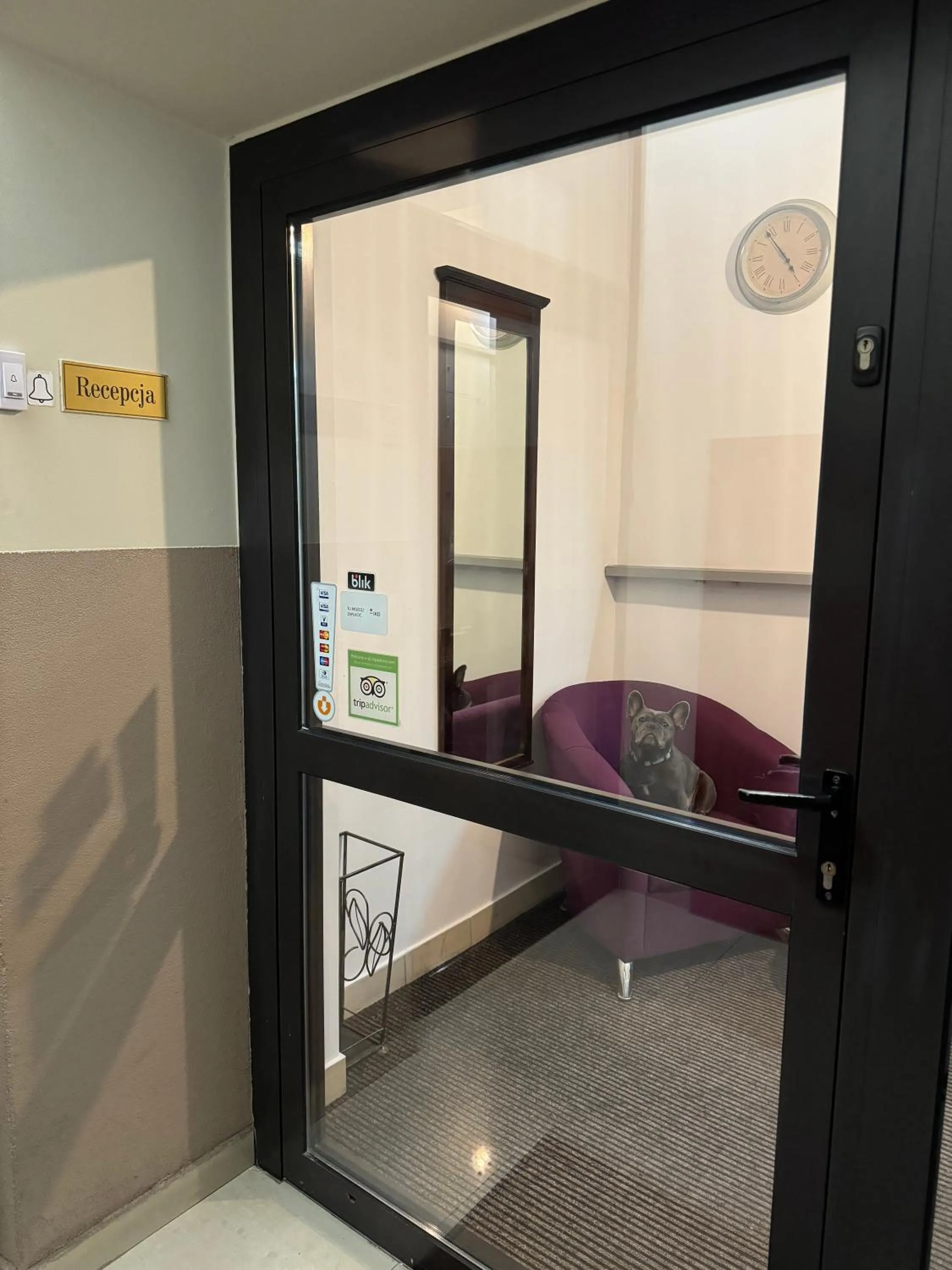 Facade/entrance in IRIS Aparthotel